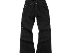 FLARED JEANS / BLACK