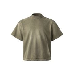 WASHED BOXY TEE / MOSSY