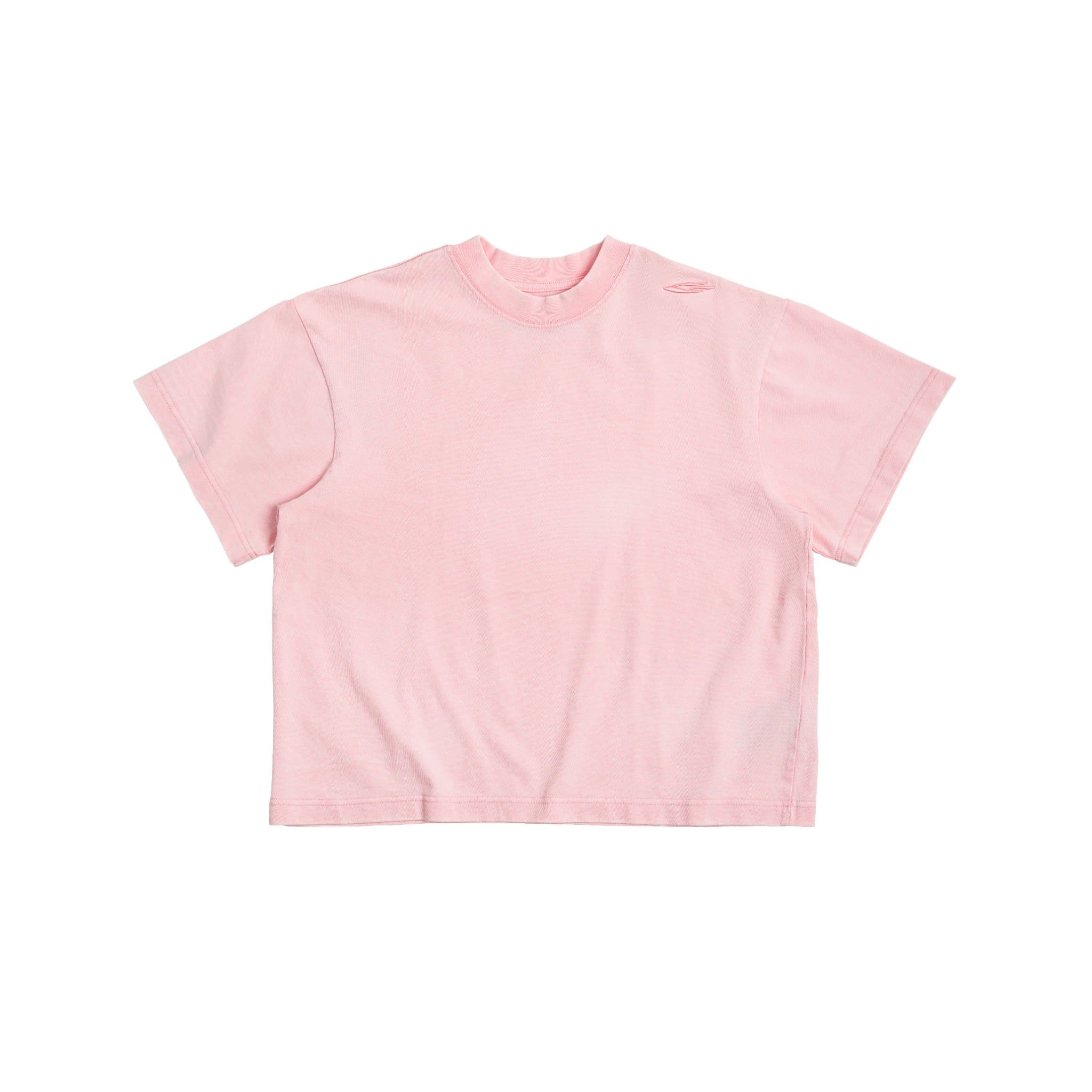 WASHED BOXY TEE / CORAL