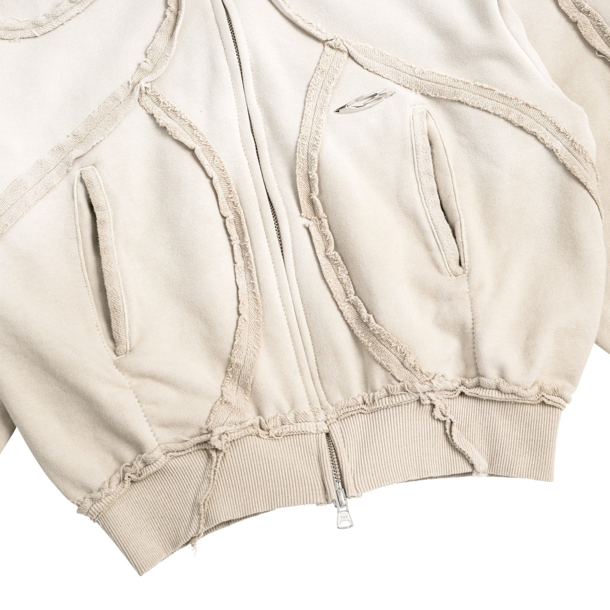 VEINS FULLZIP JACKET / BONE