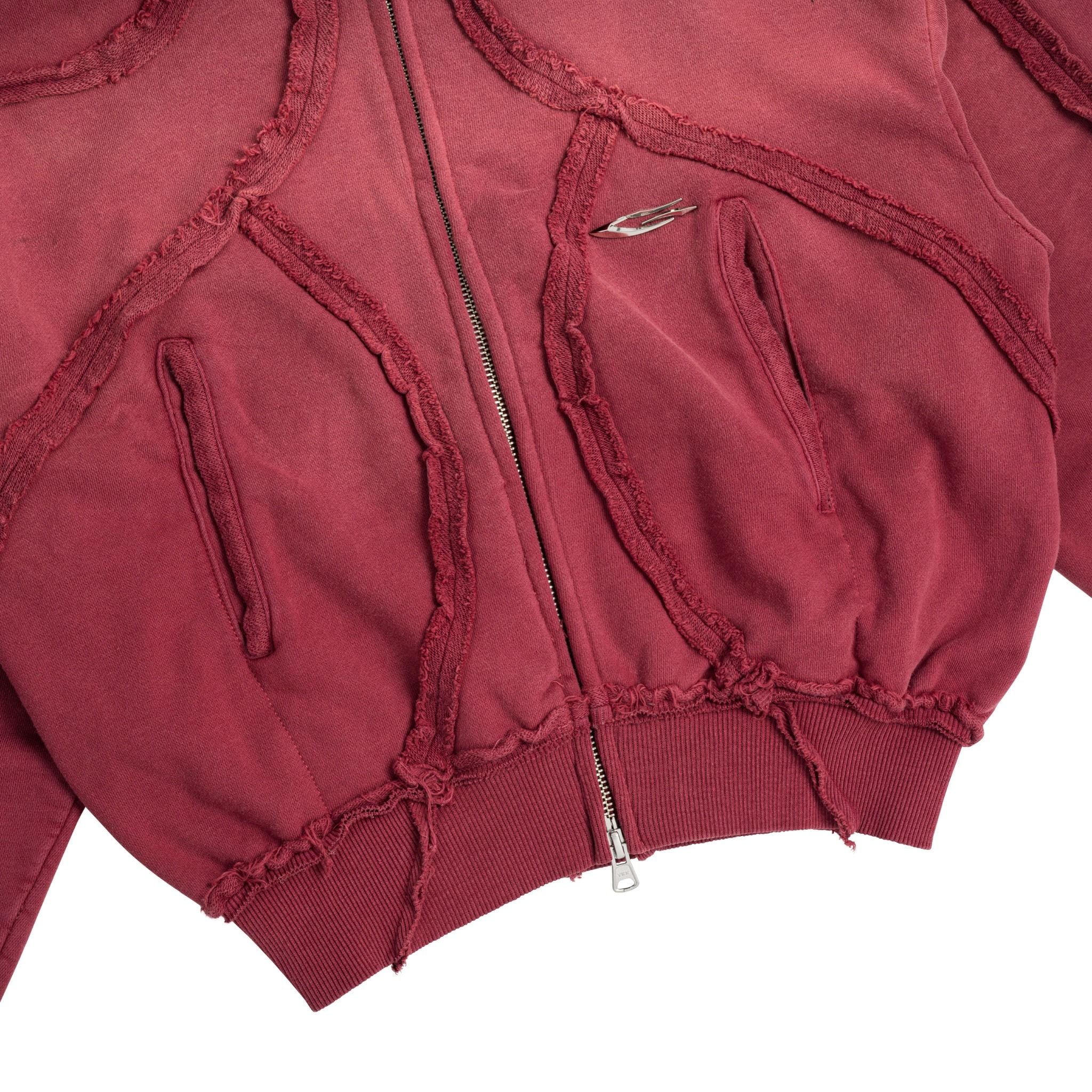 VEINS FULLZIP JACKET / BRICK