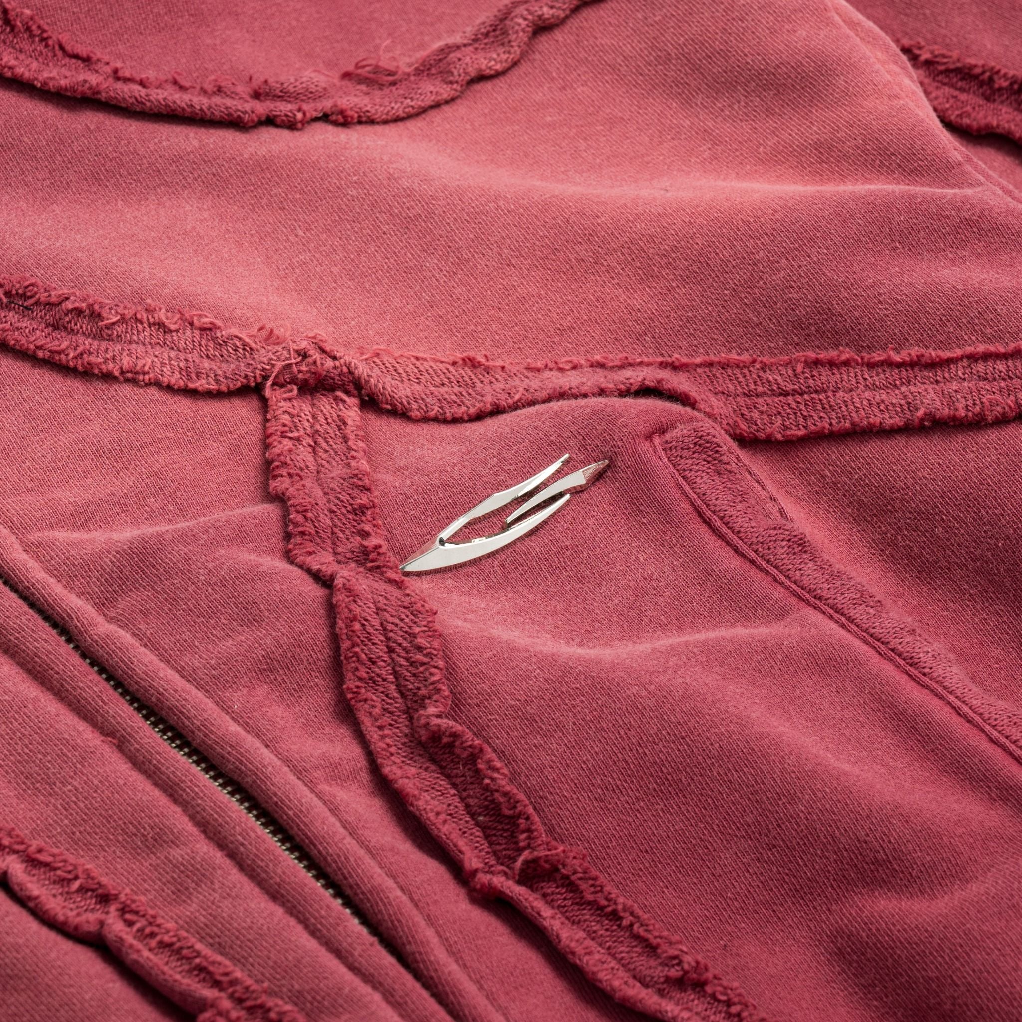 VEINS FULLZIP JACKET / BRICK