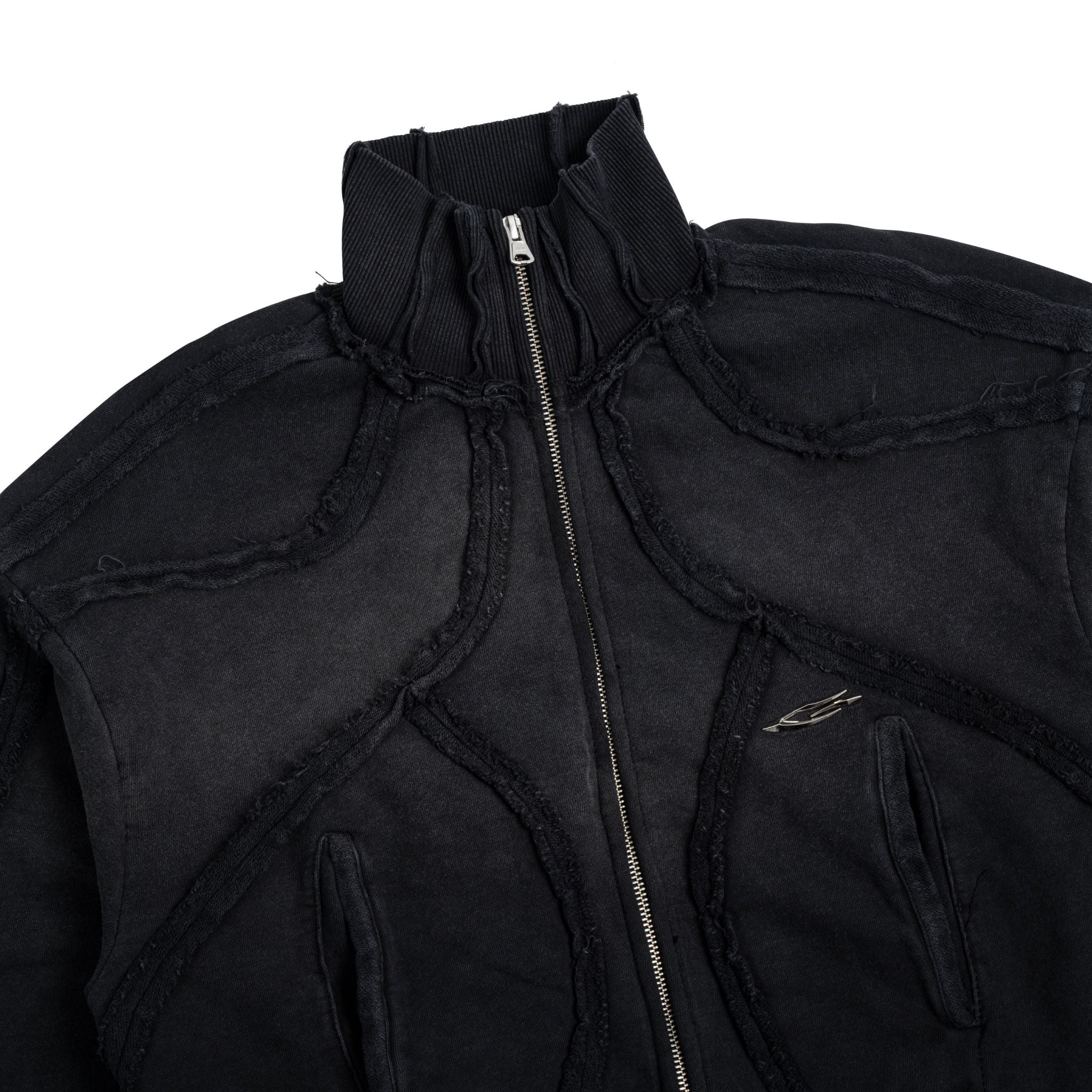 VEINS FULLZIP JACKET / CHARCOAL
