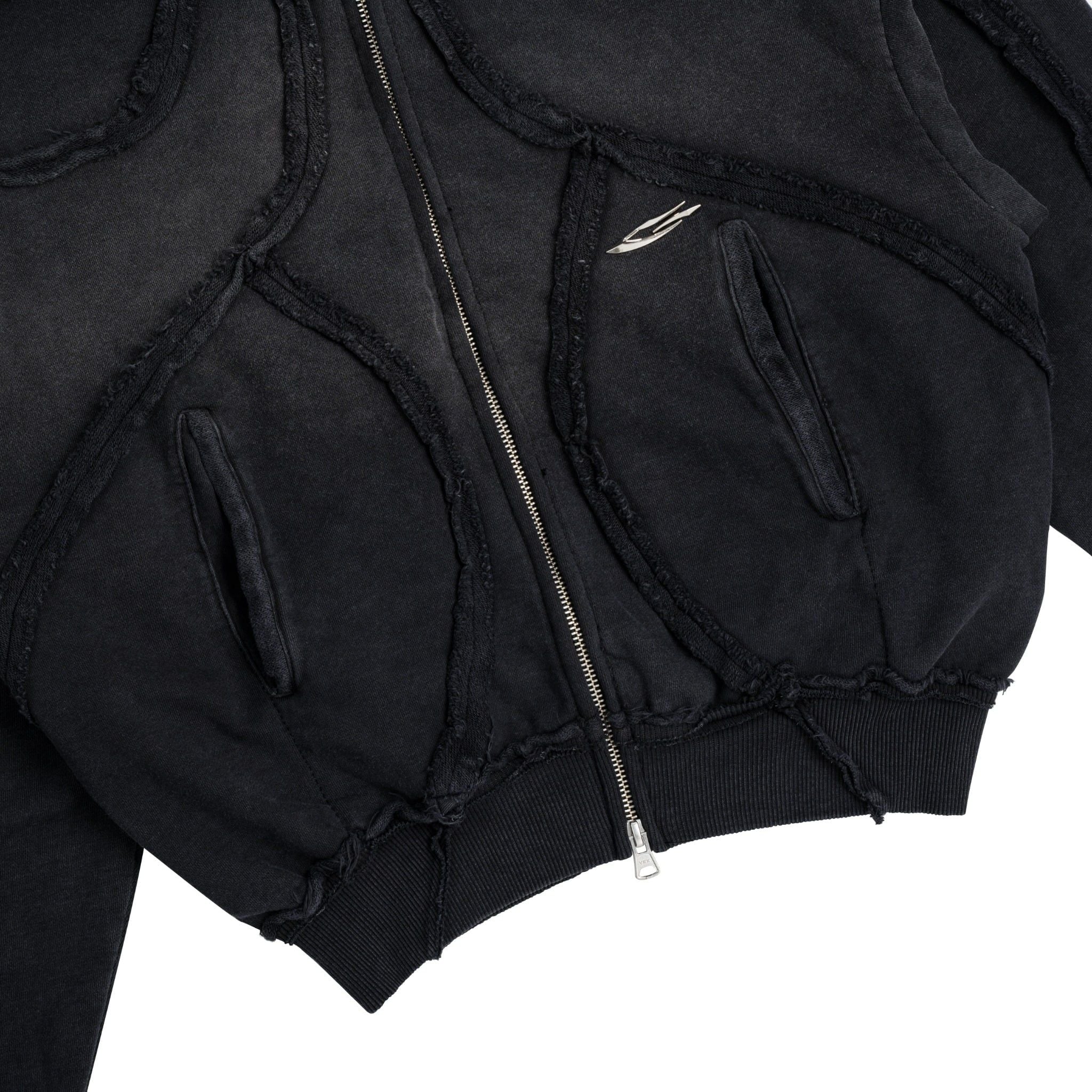 VEINS FULLZIP JACKET / CHARCOAL