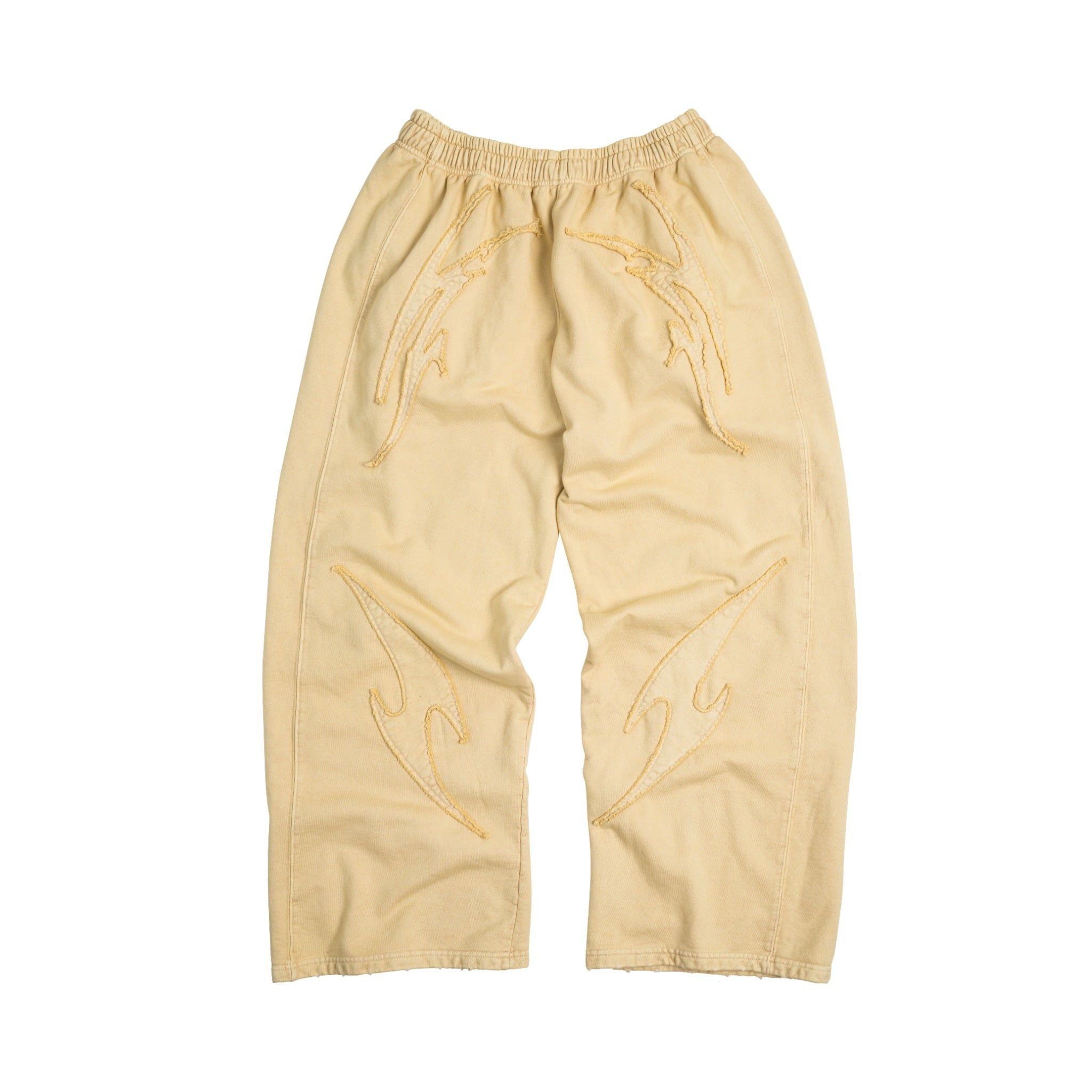 TRIBAL BAGGY JOGGER / BUTTER