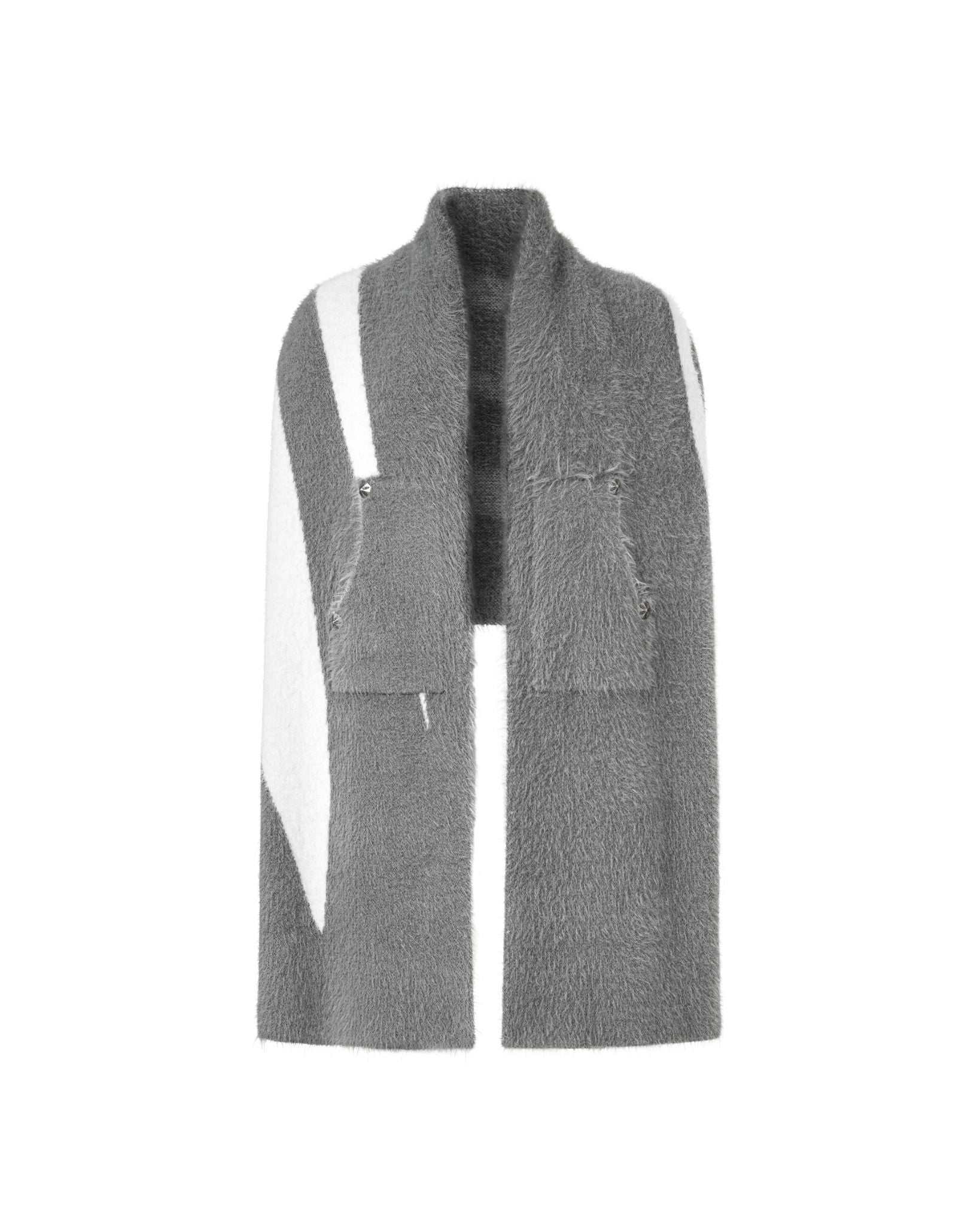 POCKET SCARF / GREY
