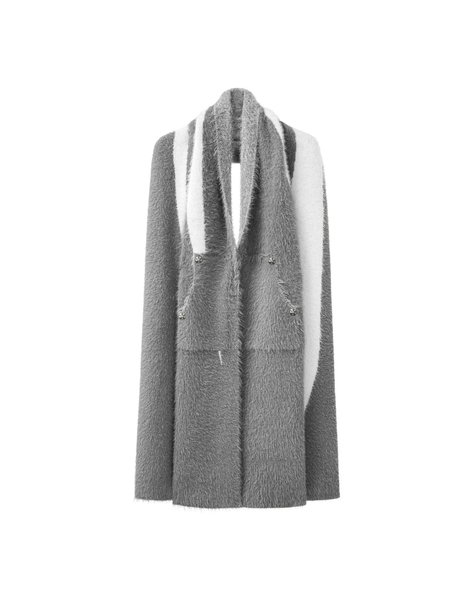POCKET SCARF / GREY