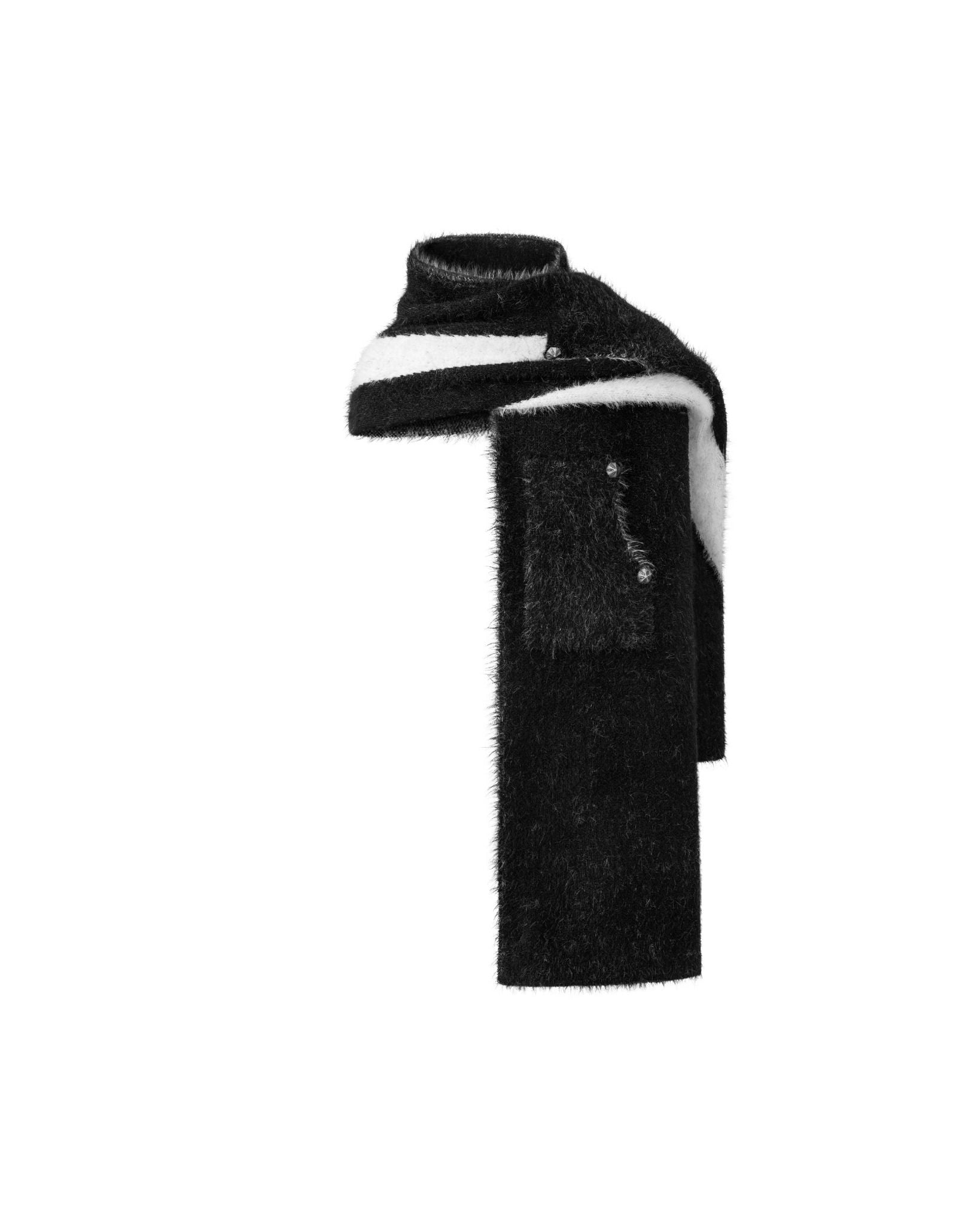 POCKET SCARF / BLACK
