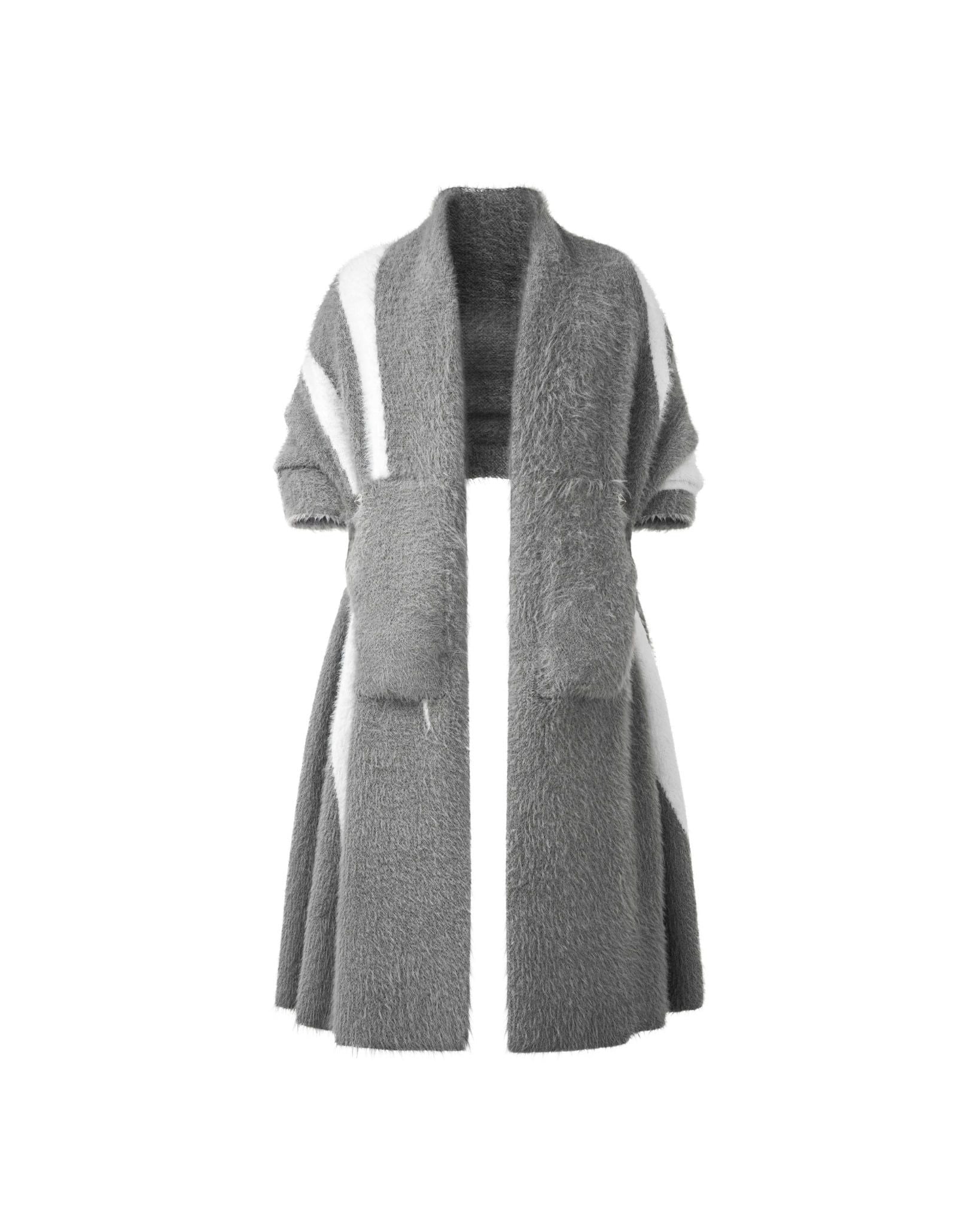 POCKET SCARF / GREY