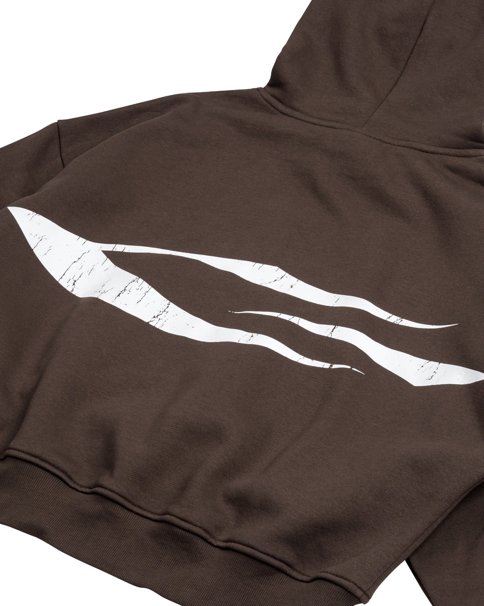 LOGO BOXY HOODIE / COFFEE