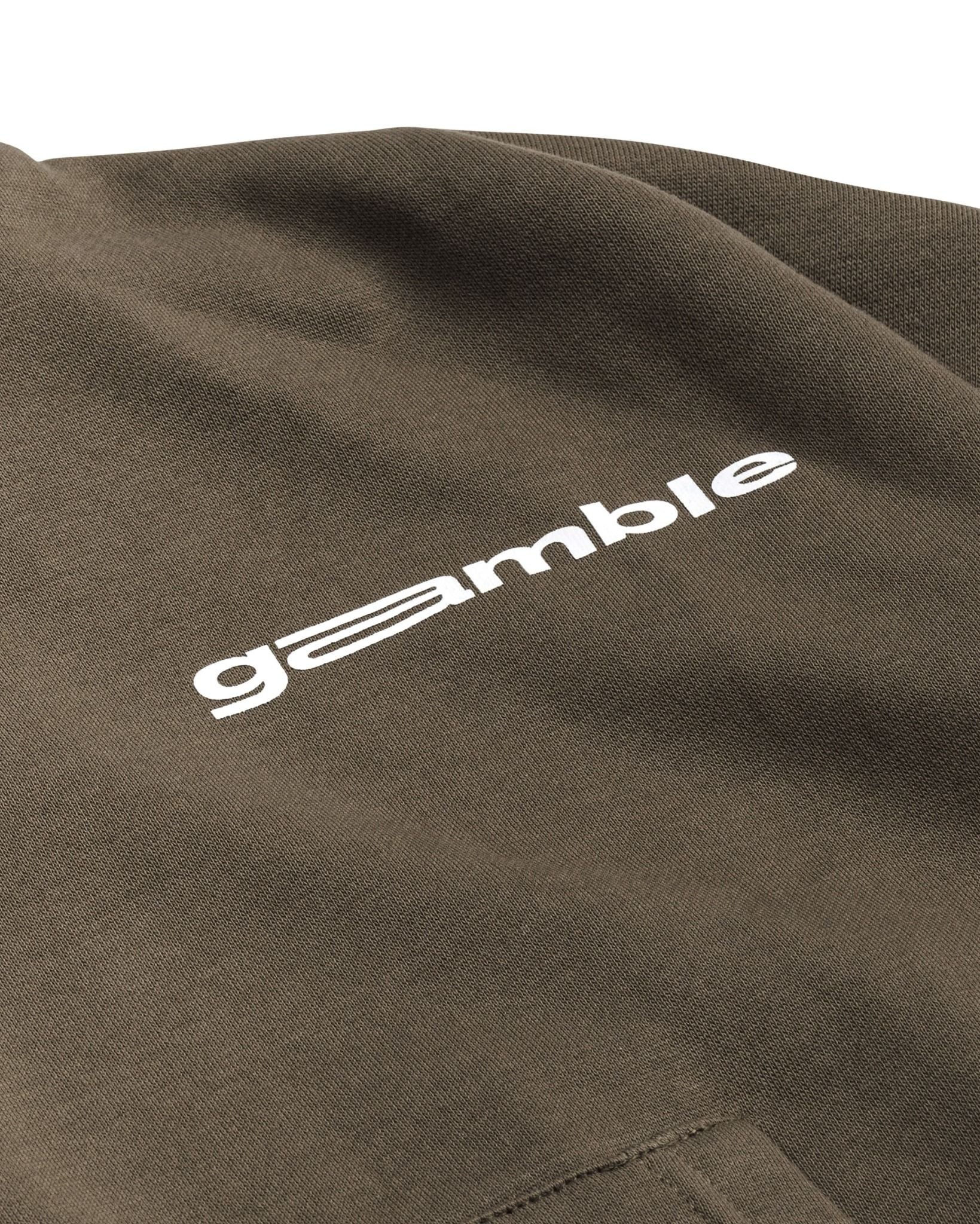 LOGO BOXY HOODIE / MOCHA