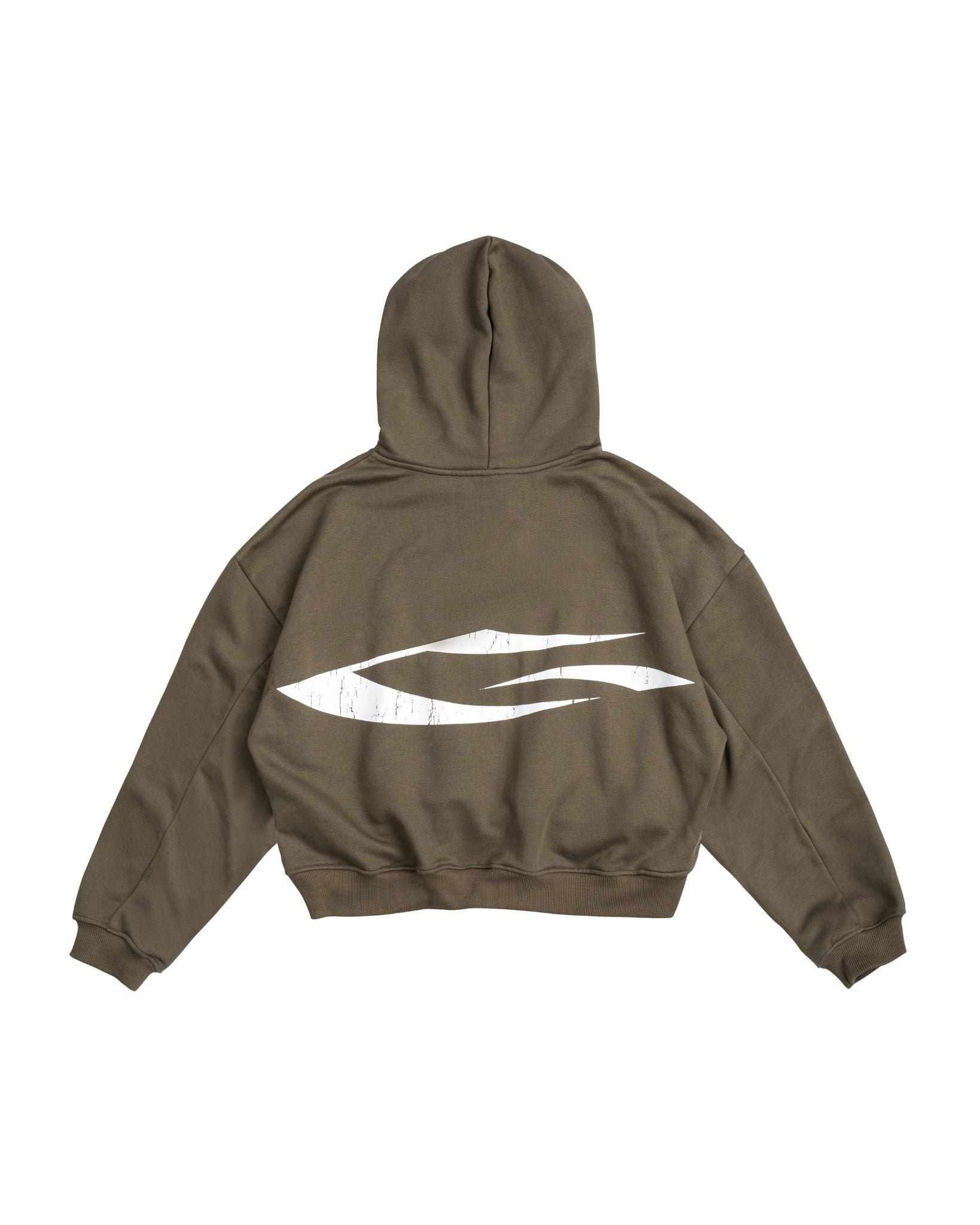 LOGO BOXY HOODIE / MOCHA