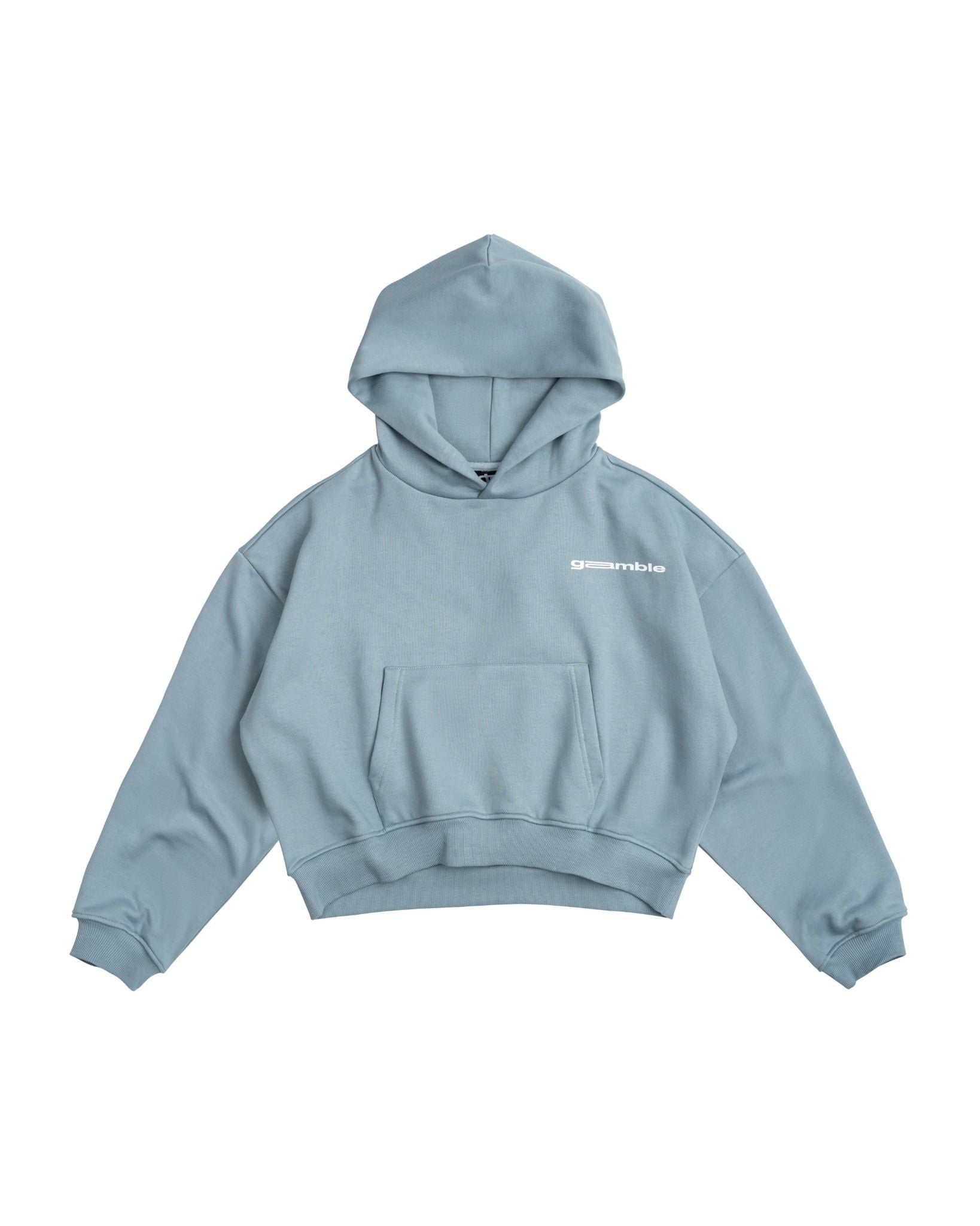 LOGO BOXY HOODIE / MIST