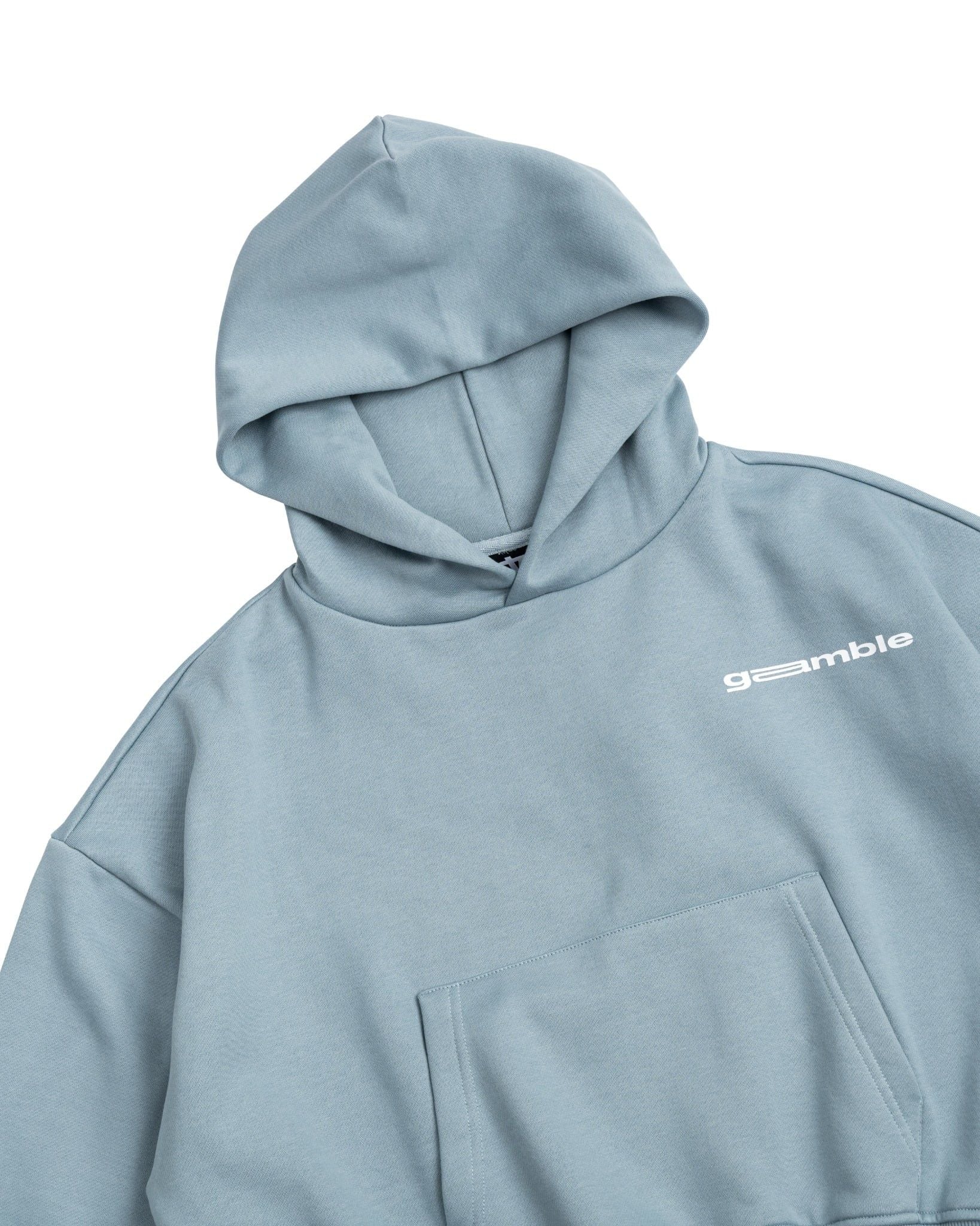 LOGO BOXY HOODIE / MIST