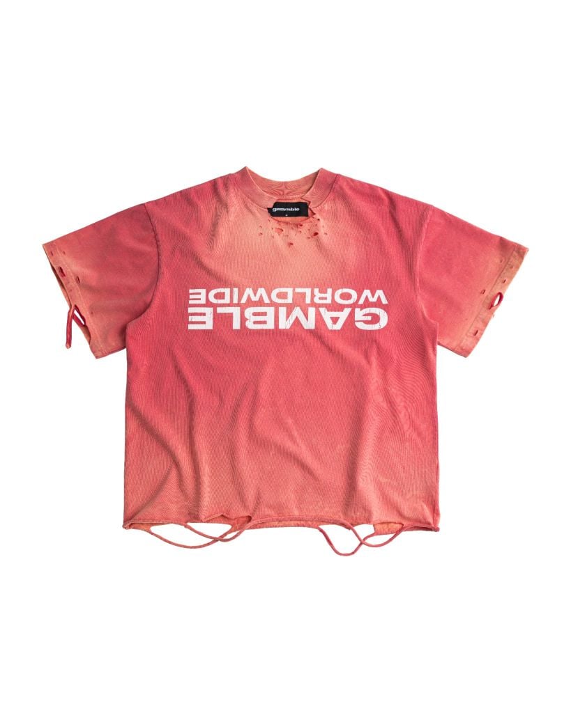 UPSIDE DOWN TEE / BLOOD