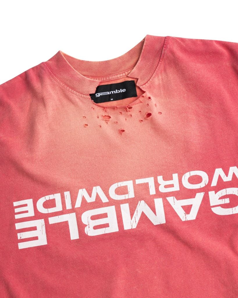 UPSIDE DOWN TEE / BLOOD
