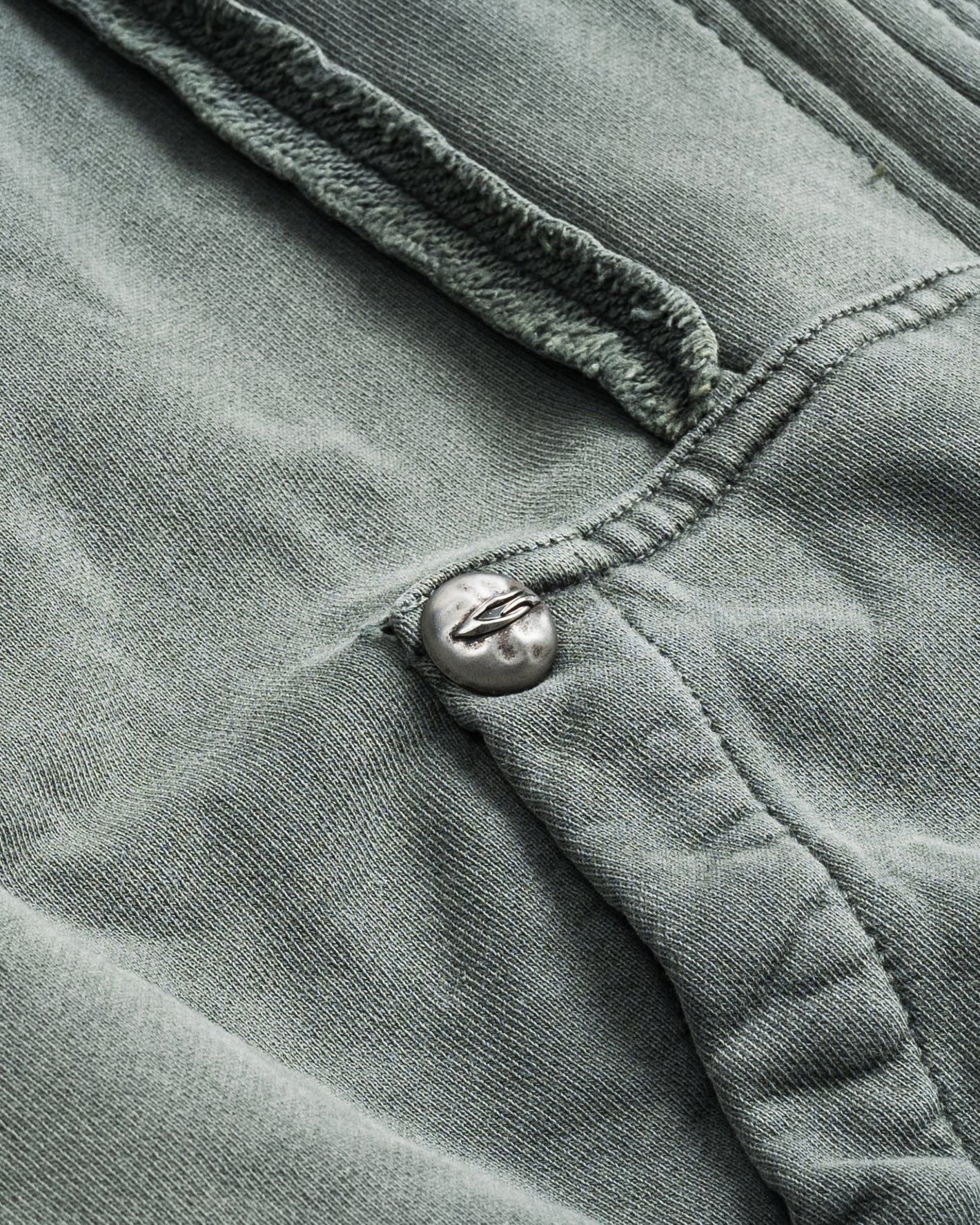 DOUBLE HOOD ZIP HOODIE / MOSS