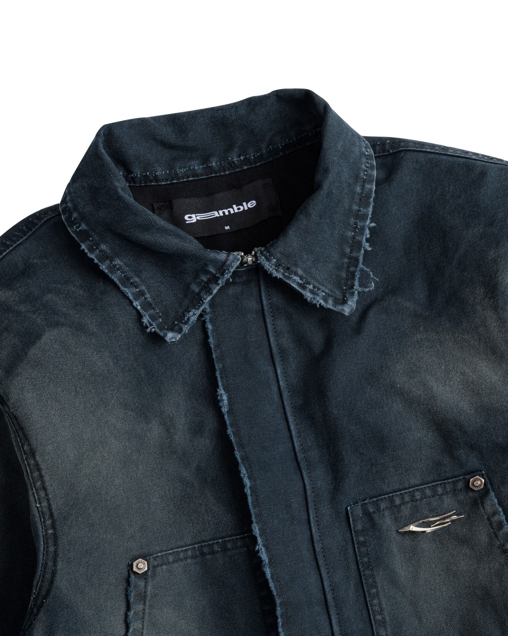 RIVET TRUCKER JACKET / INDIGO
