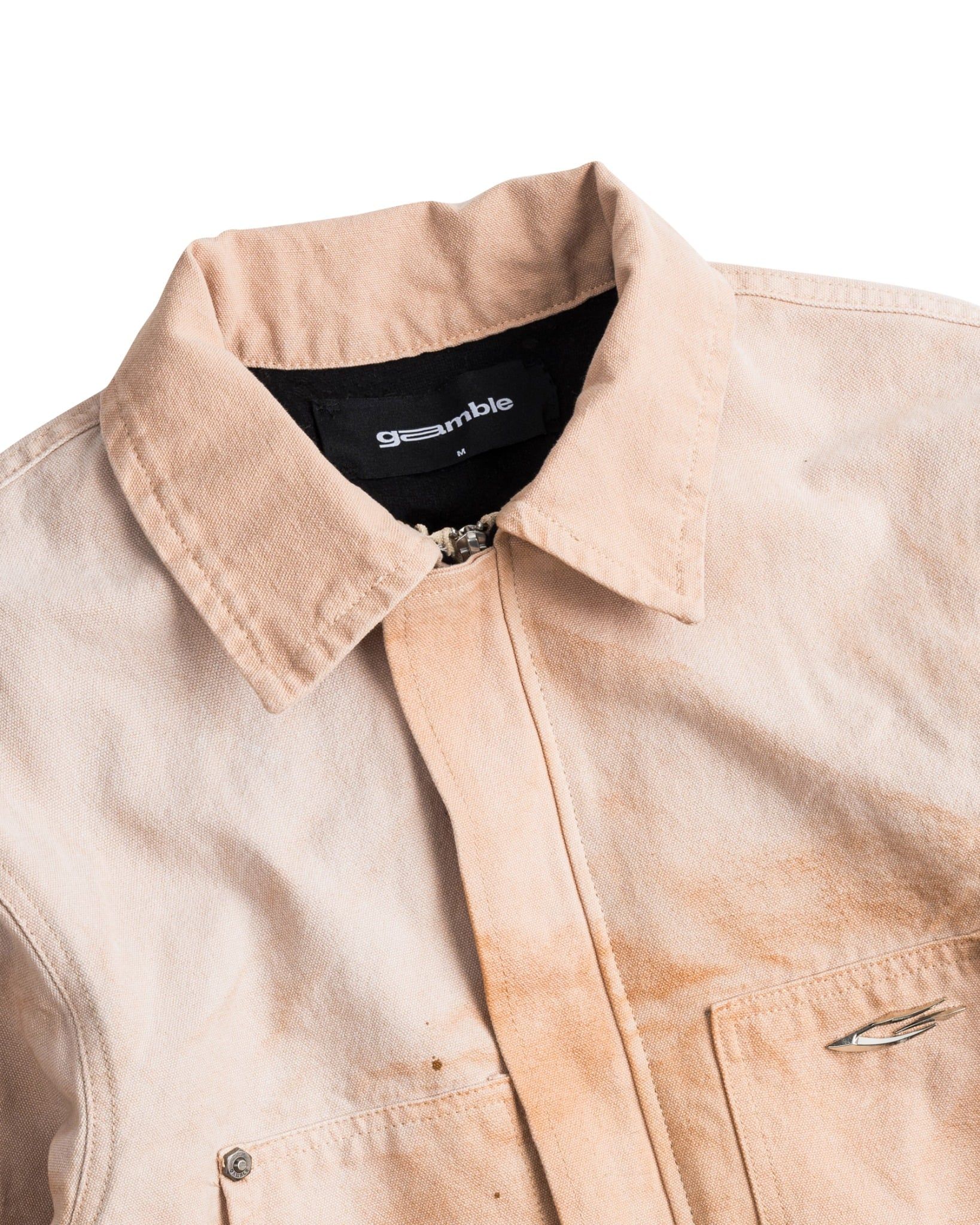 RIVET TRUCKER JACKET / CLAY