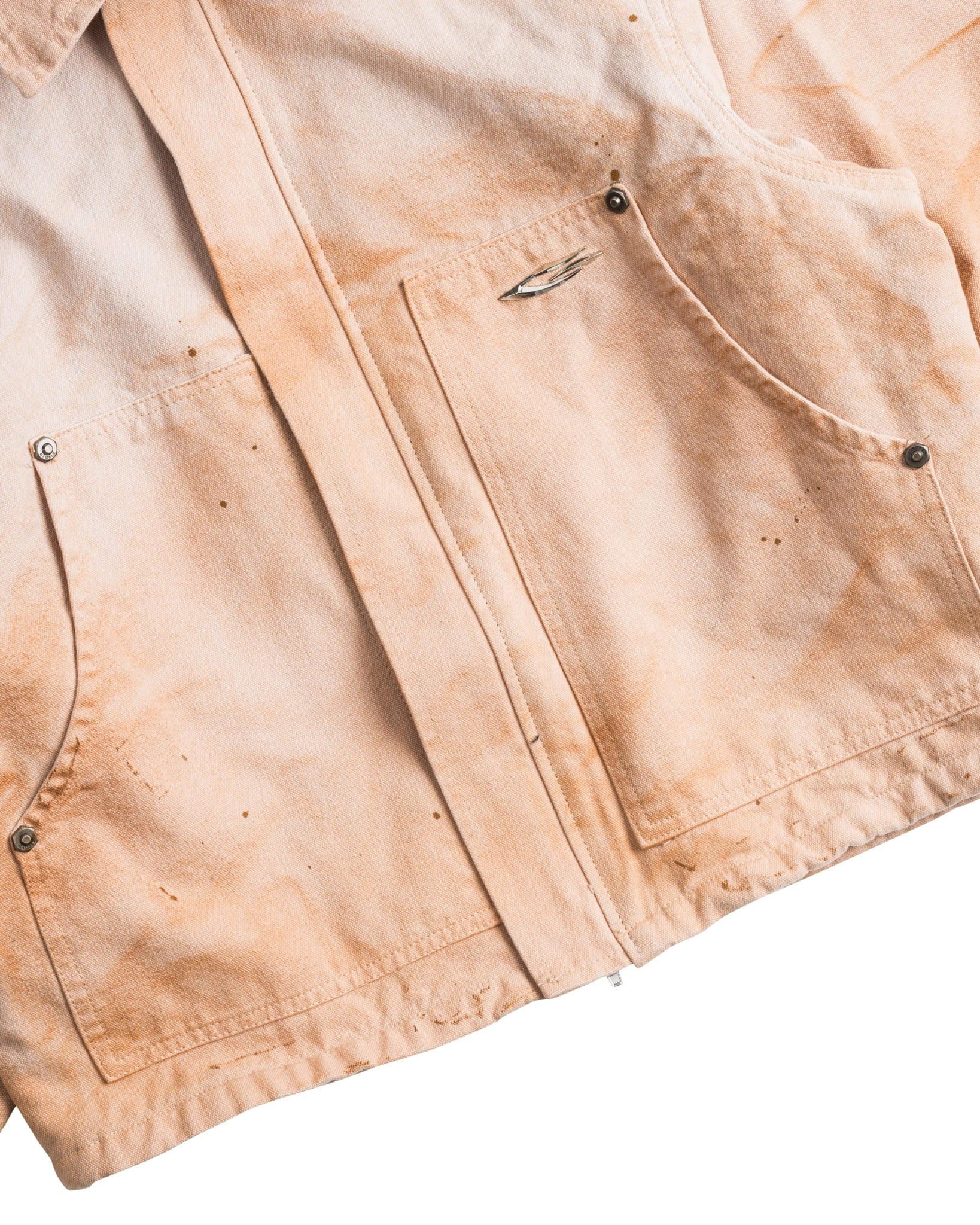 RIVET TRUCKER JACKET / CLAY