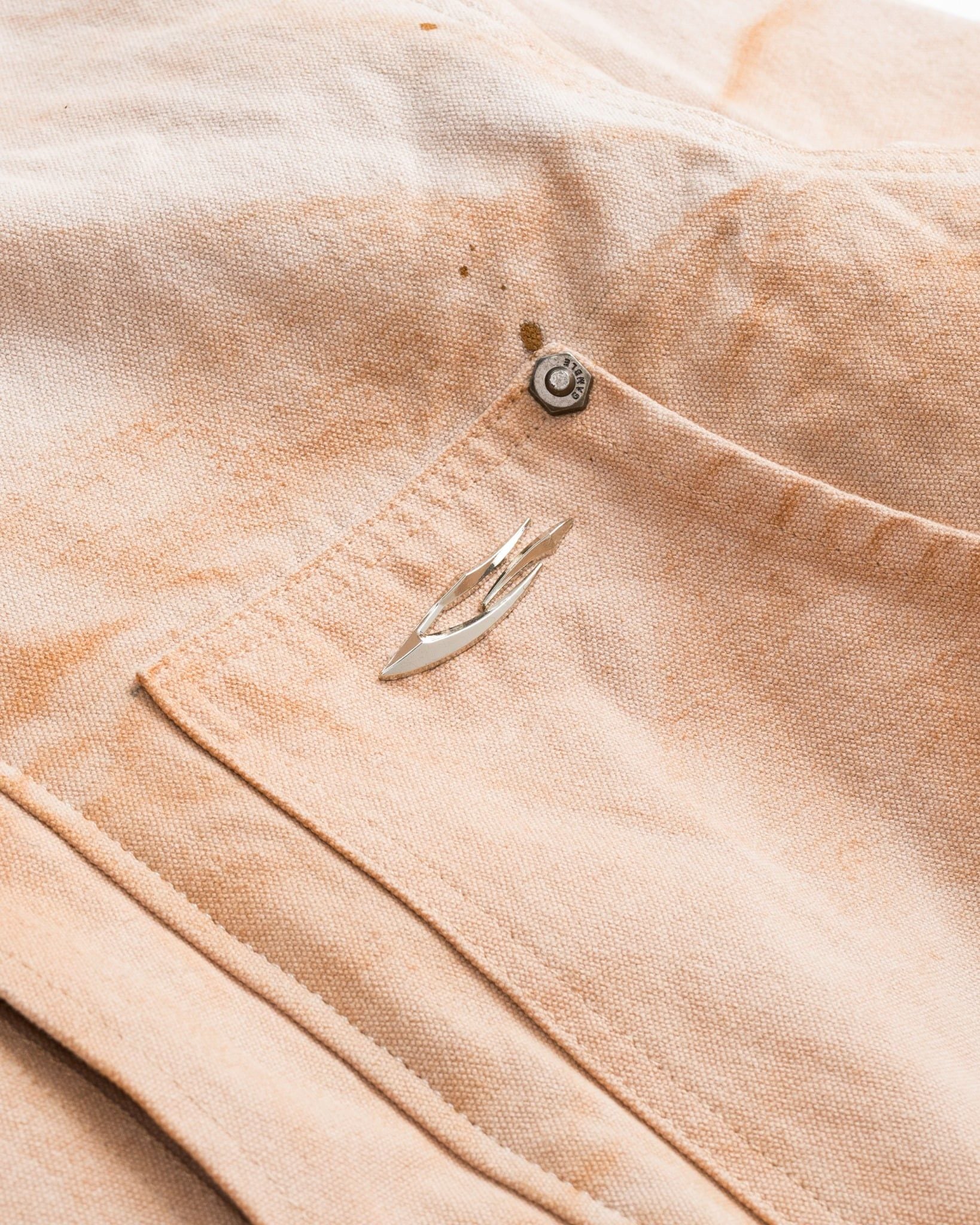 RIVET TRUCKER JACKET / CLAY