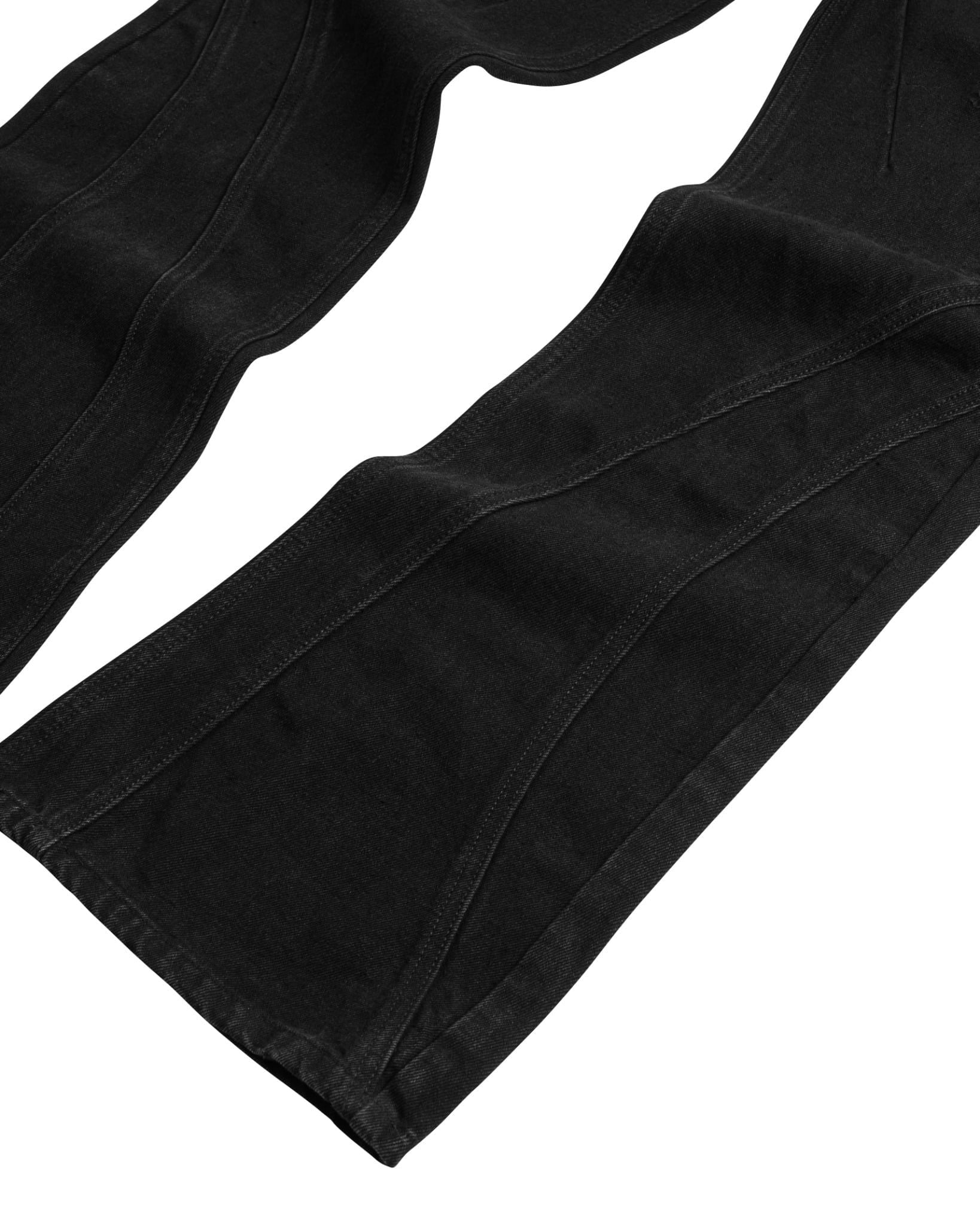 FLARED JEANS / BLACK