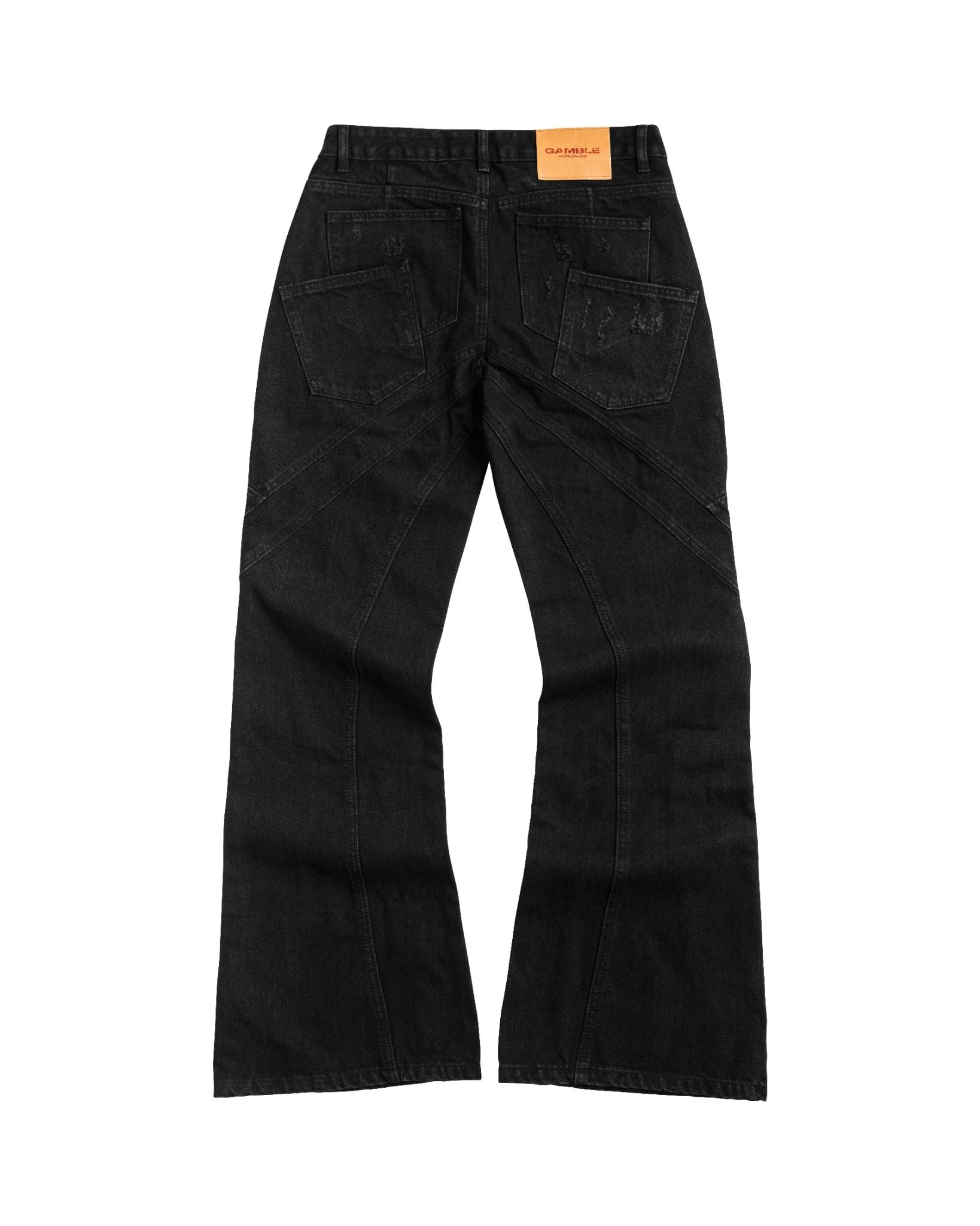FLARED JEANS / BLACK