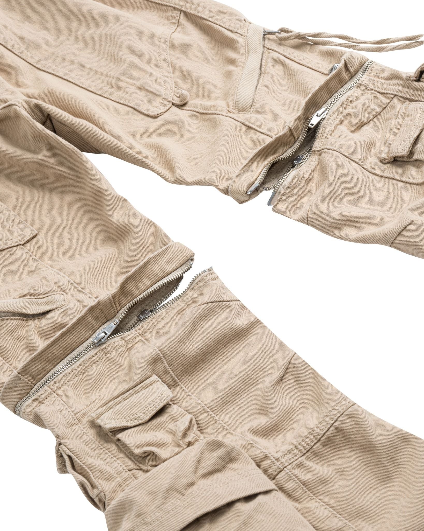 CARGO FLARED PANT / SAND