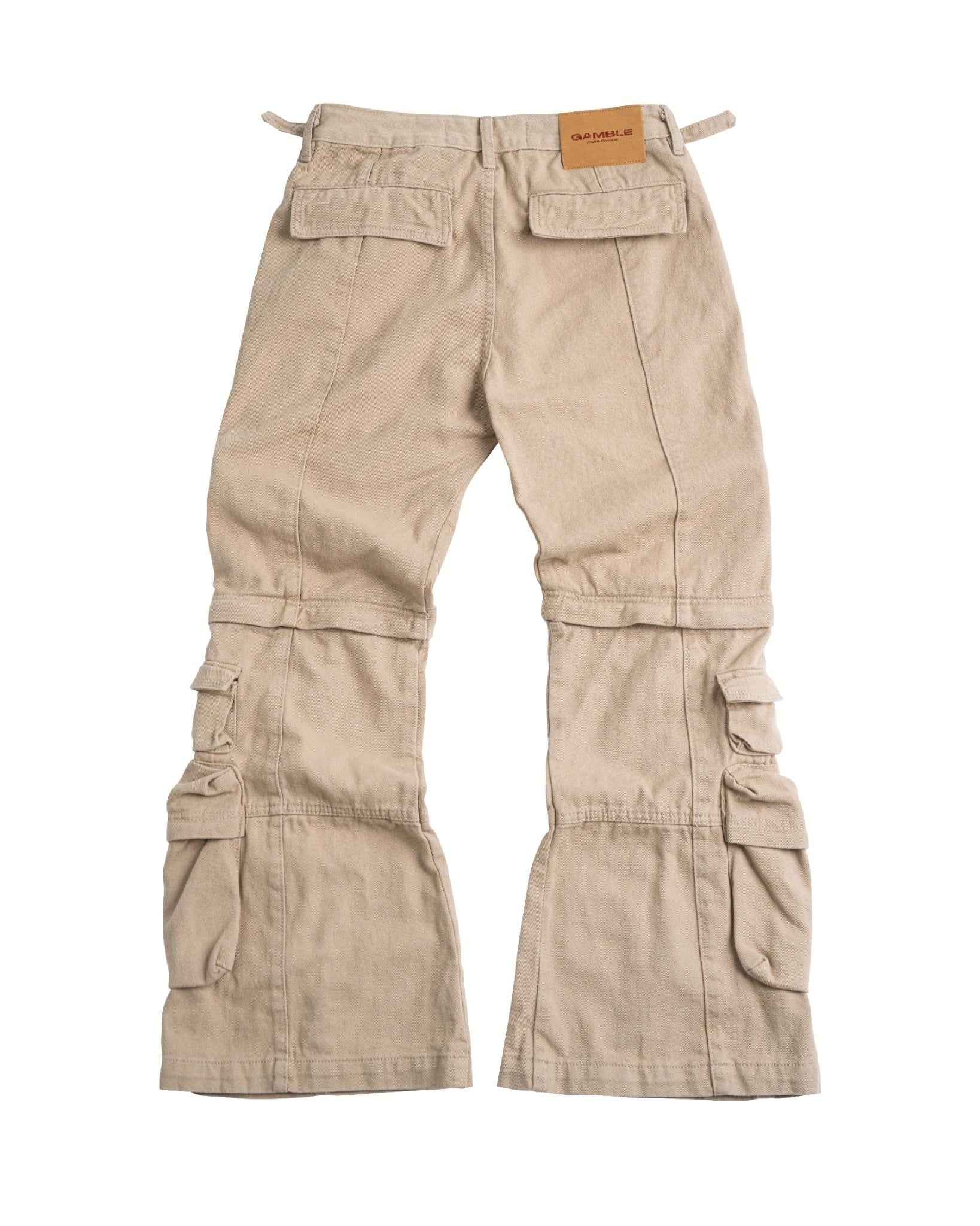 CARGO FLARED PANT / SAND