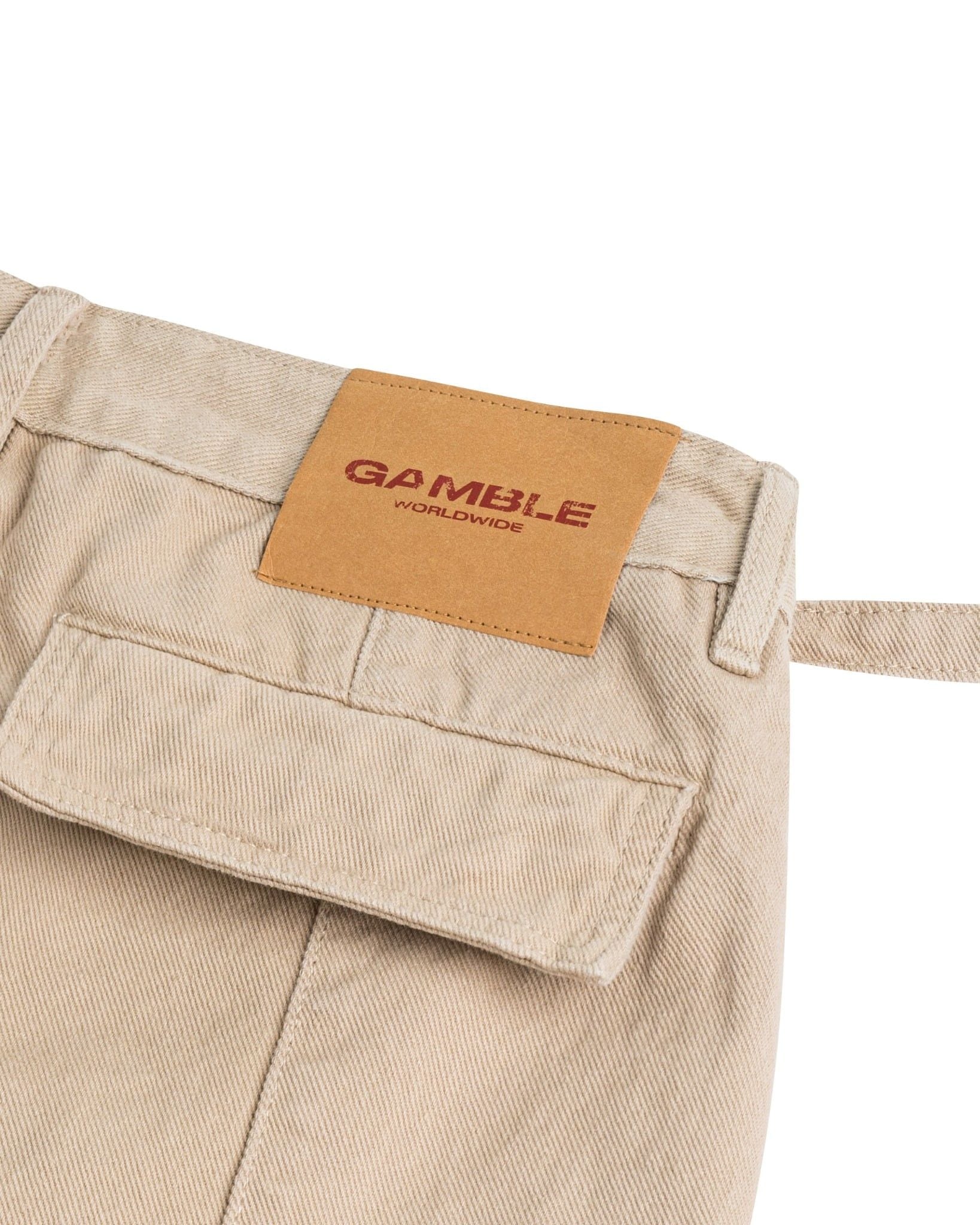 CARGO FLARED PANT / SAND