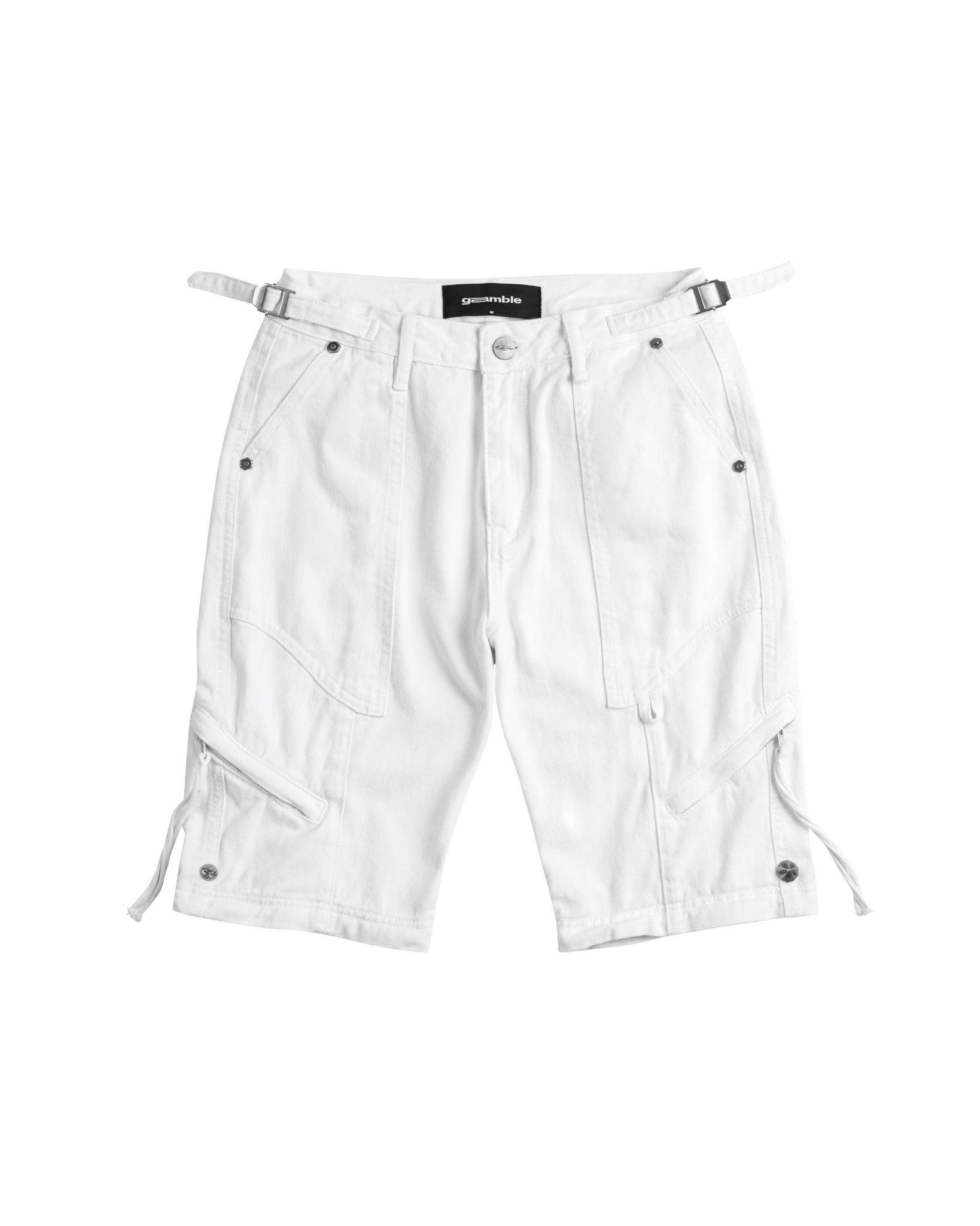 CARGO FLARED PANT / WHITE