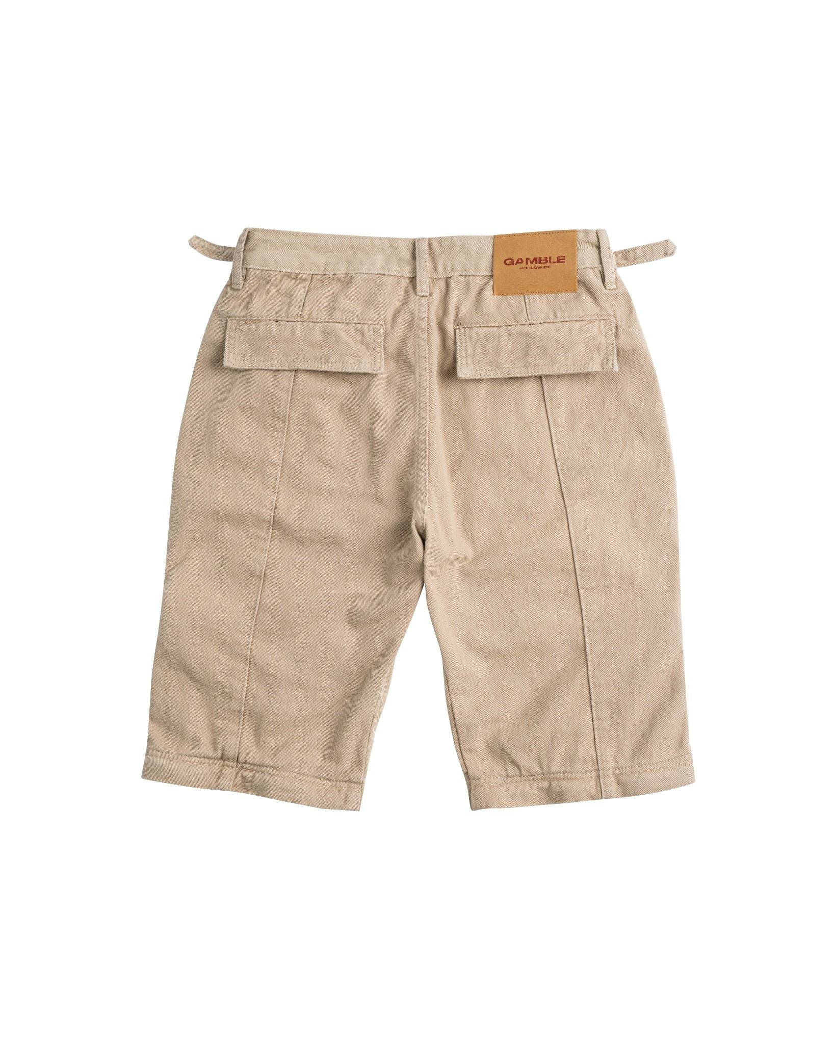 CARGO FLARED PANT / SAND