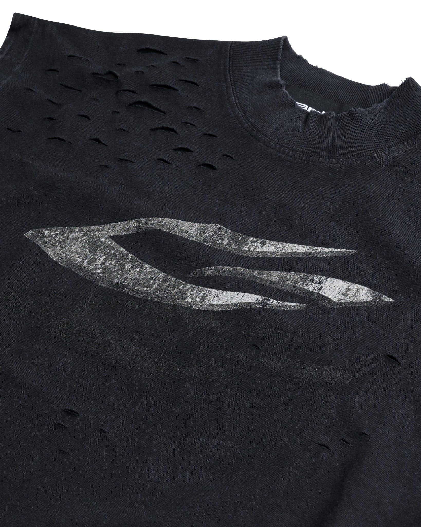 MARK SLEEVELESS TEE / BLACK