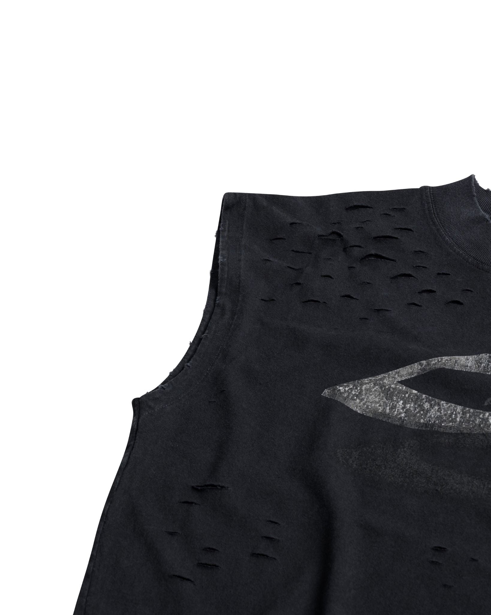 MARK SLEEVELESS TEE / BLACK
