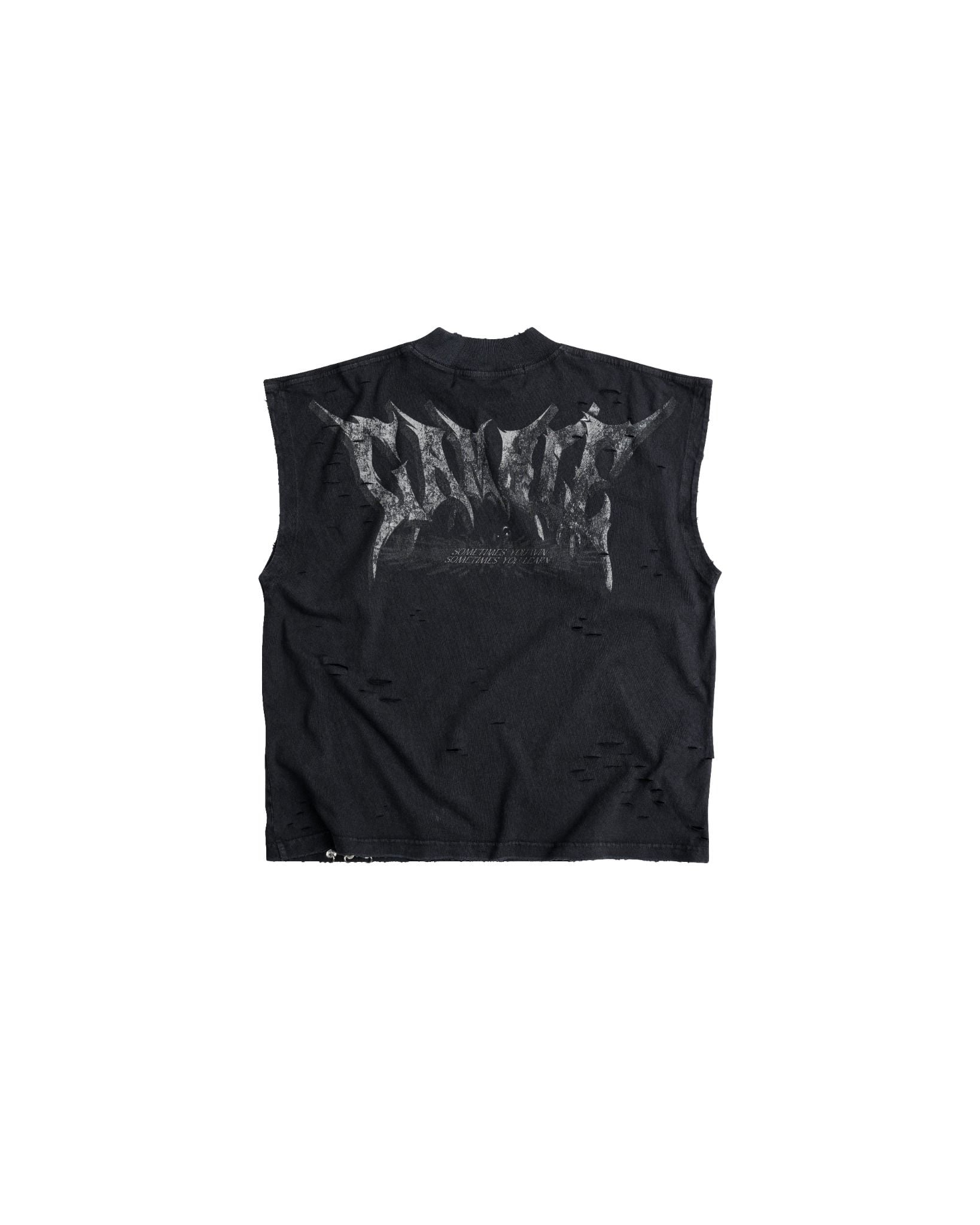 MARK SLEEVELESS TEE / BLACK