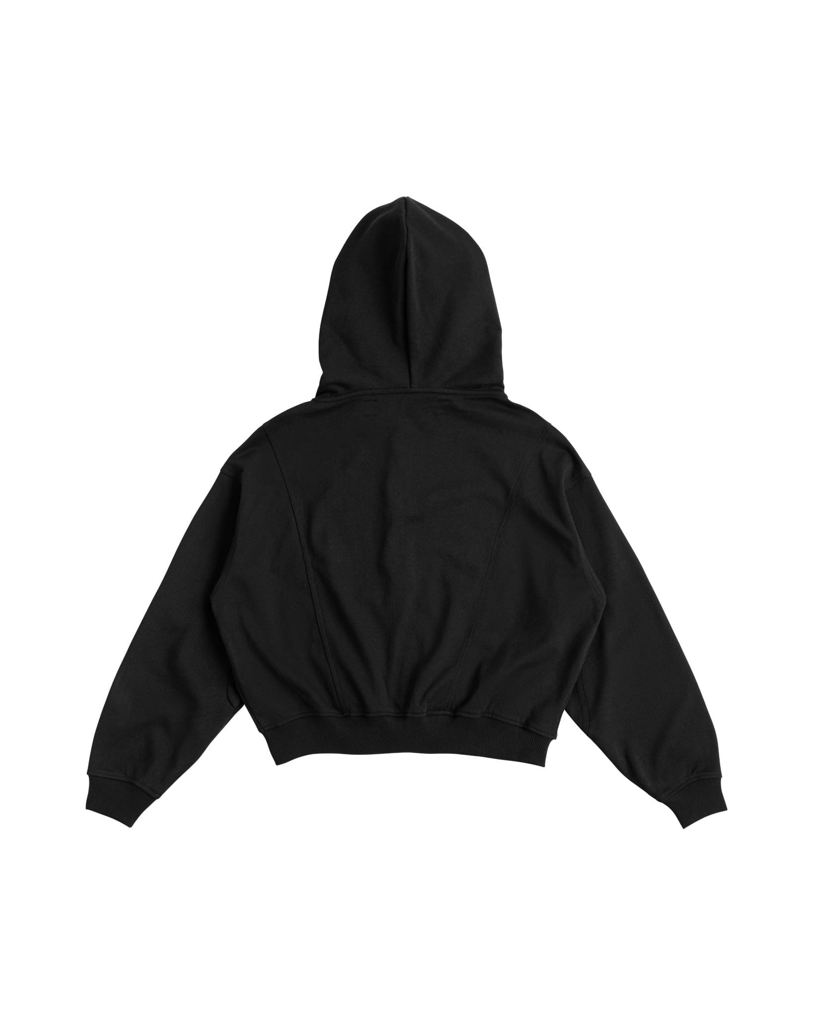 METAL FULLZIP HOODIE / BLACK
