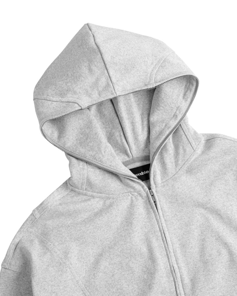 METAL FULLZIP HOODIE / GREY