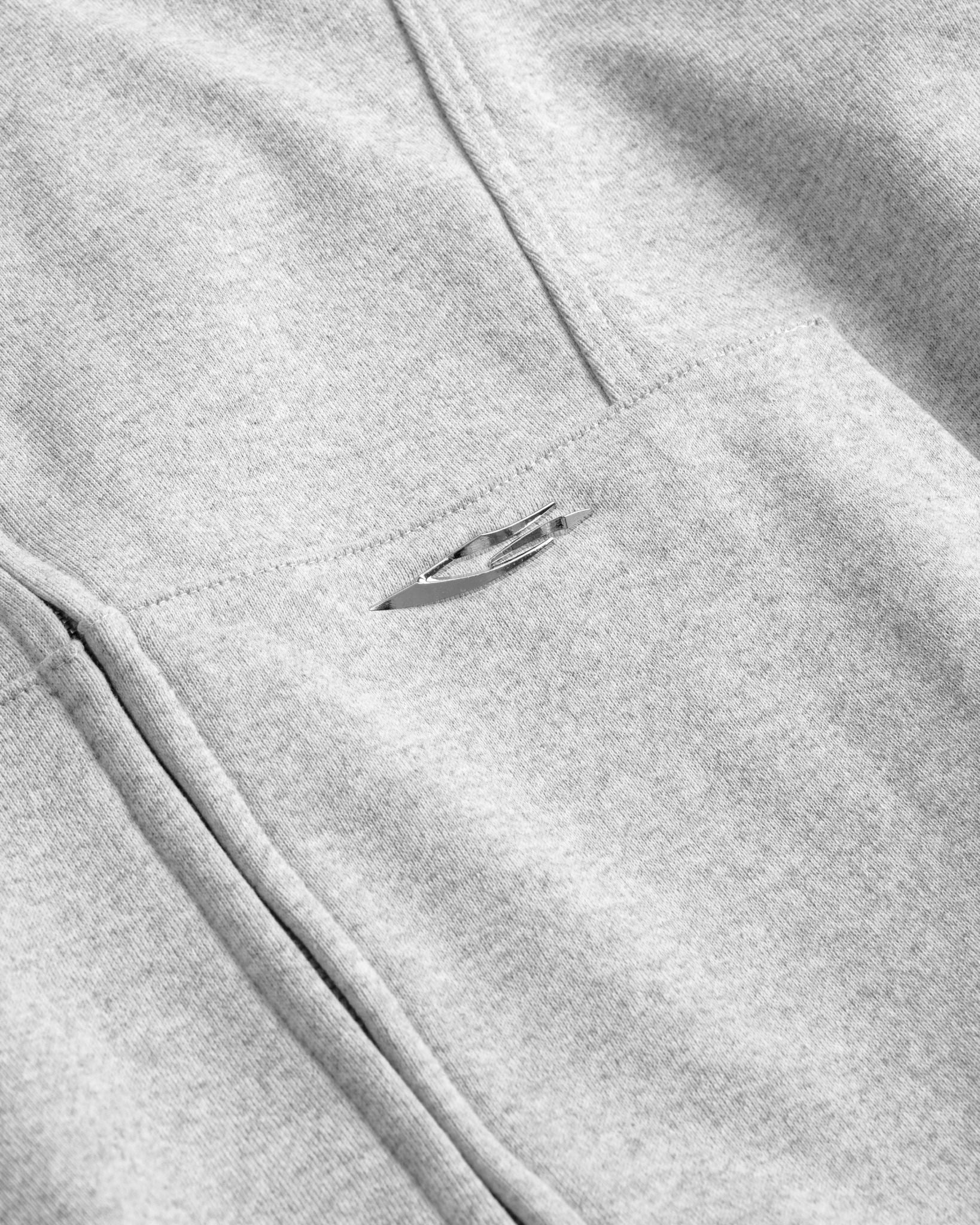 METAL FULLZIP HOODIE / GREY