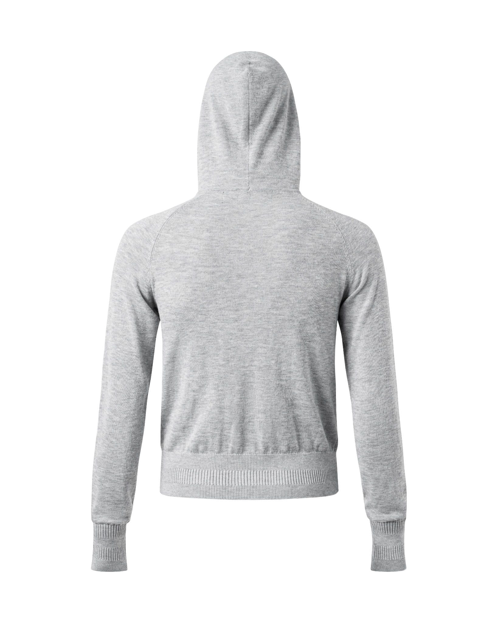 KNIT FULLZIP HOODIE / GREY