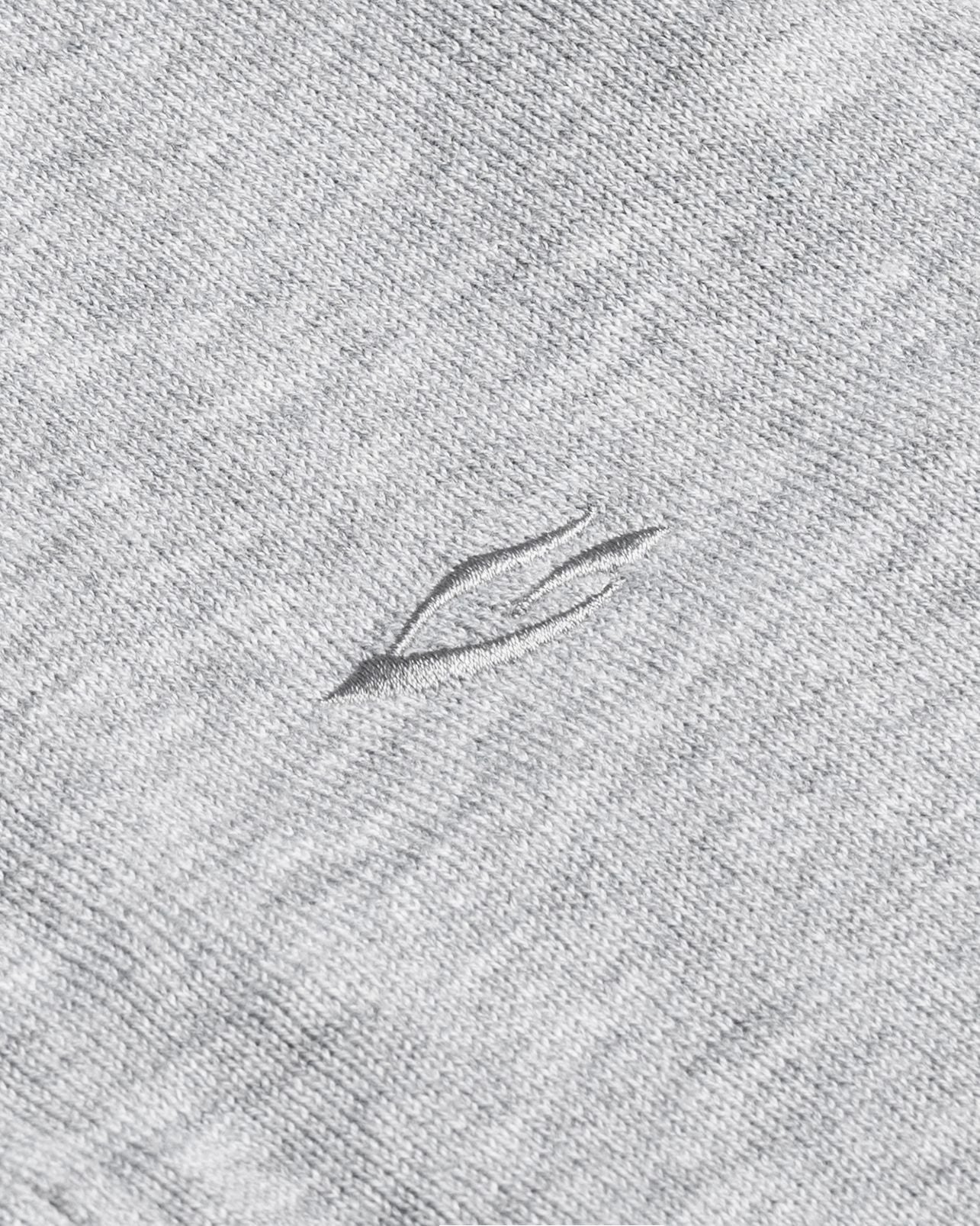 KNIT FULLZIP HOODIE / GREY
