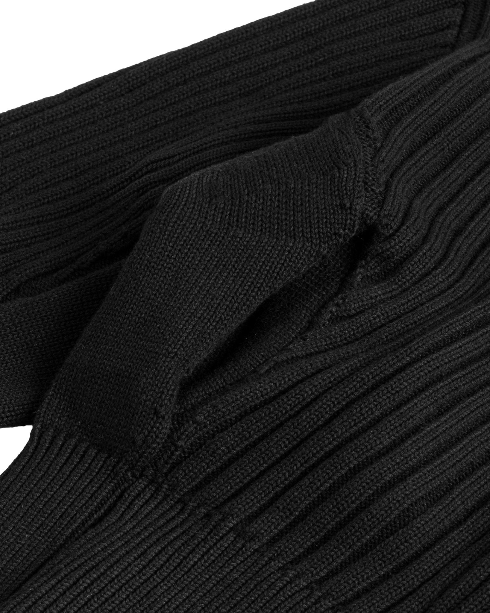 POLAR ZIP KNIT / BLACK