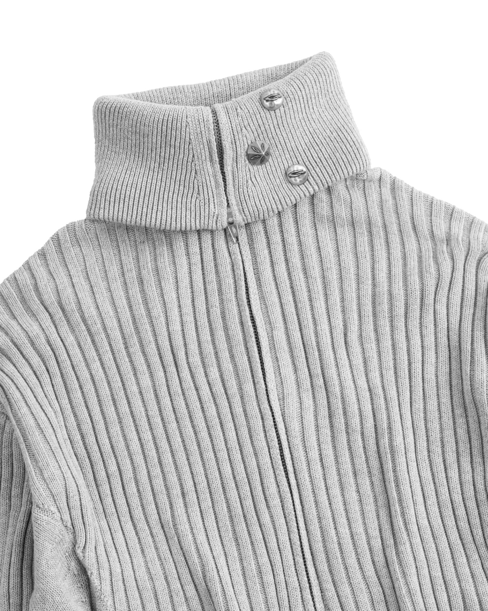 POLAR ZIP KNIT / GREY