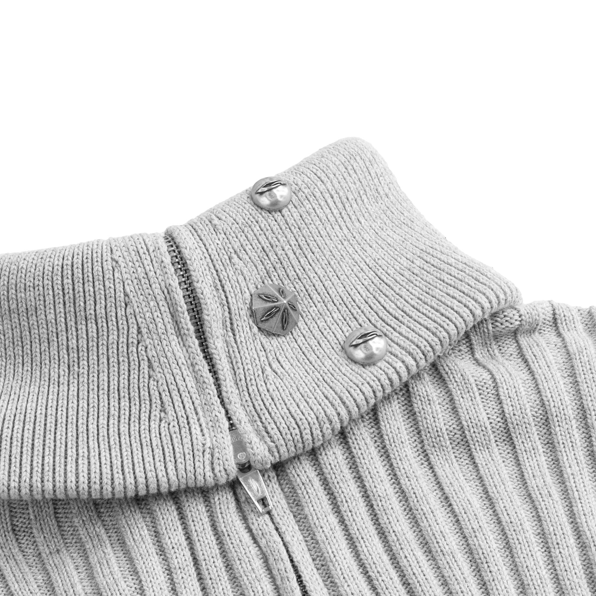 POLAR ZIP KNIT / GREY