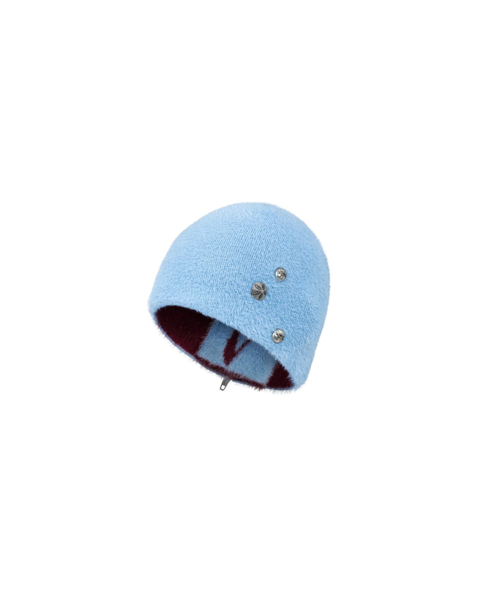 FUR BEANIE / BLUE