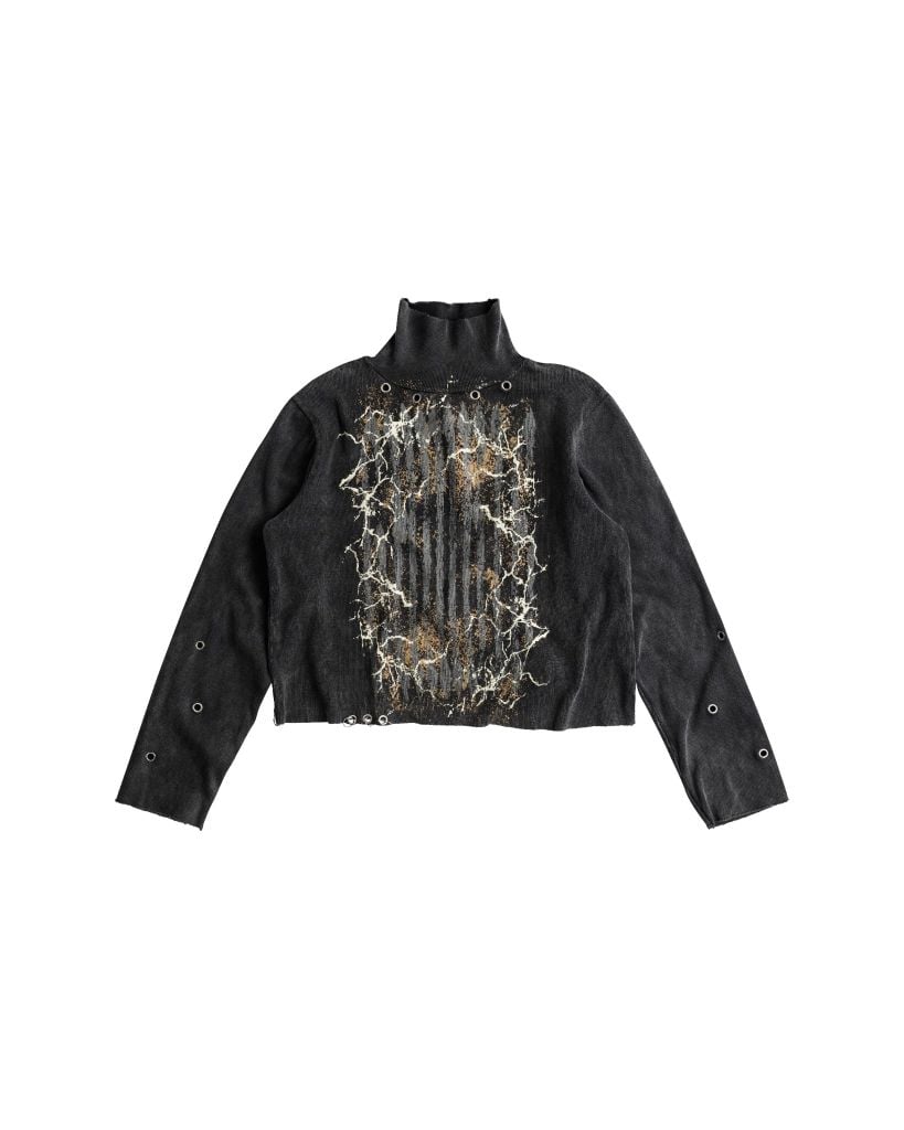 RIFT LONGSLEEVE RIB TEE / MIDNIGHT