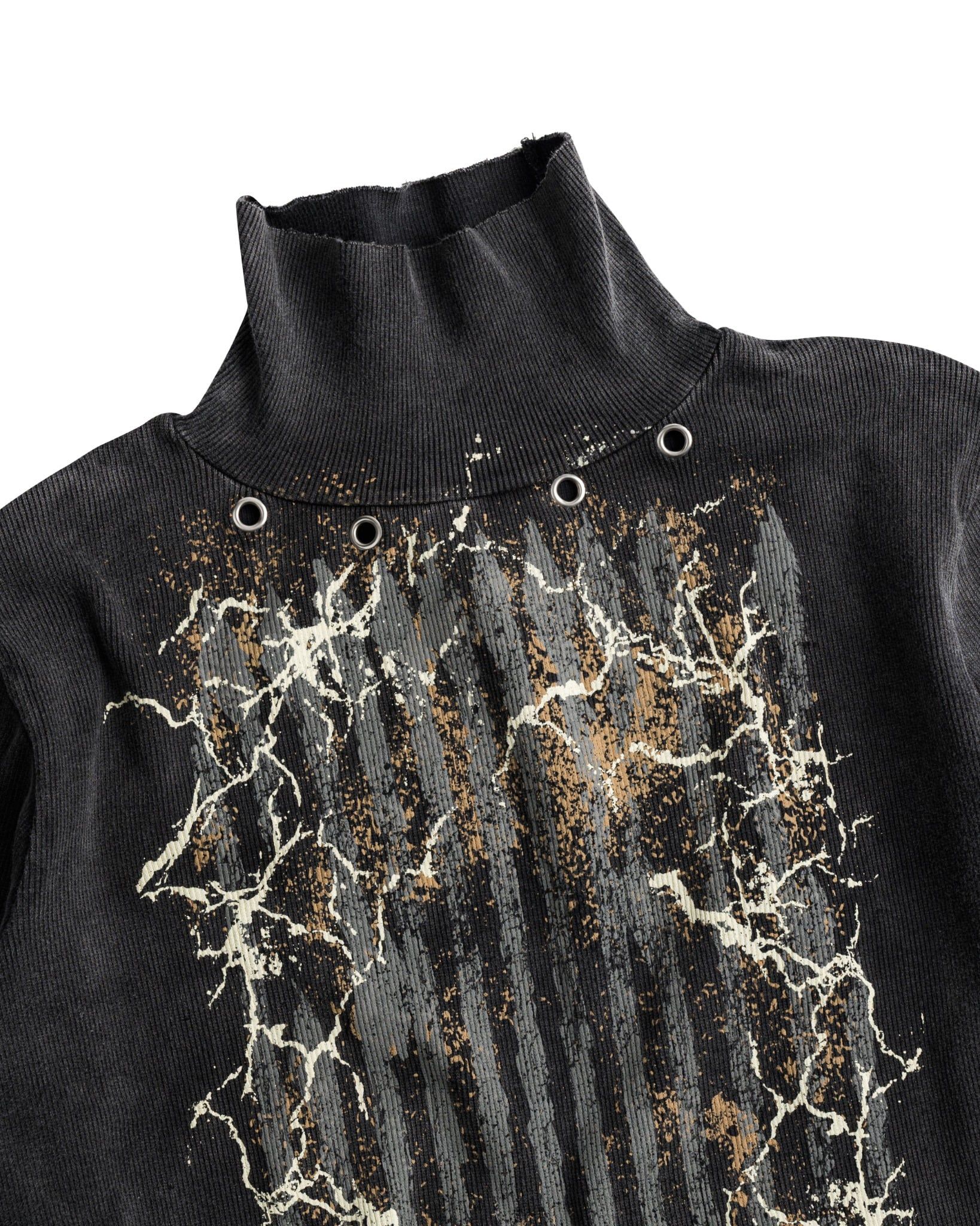 RIFT LONGSLEEVE RIB TEE / MIDNIGHT