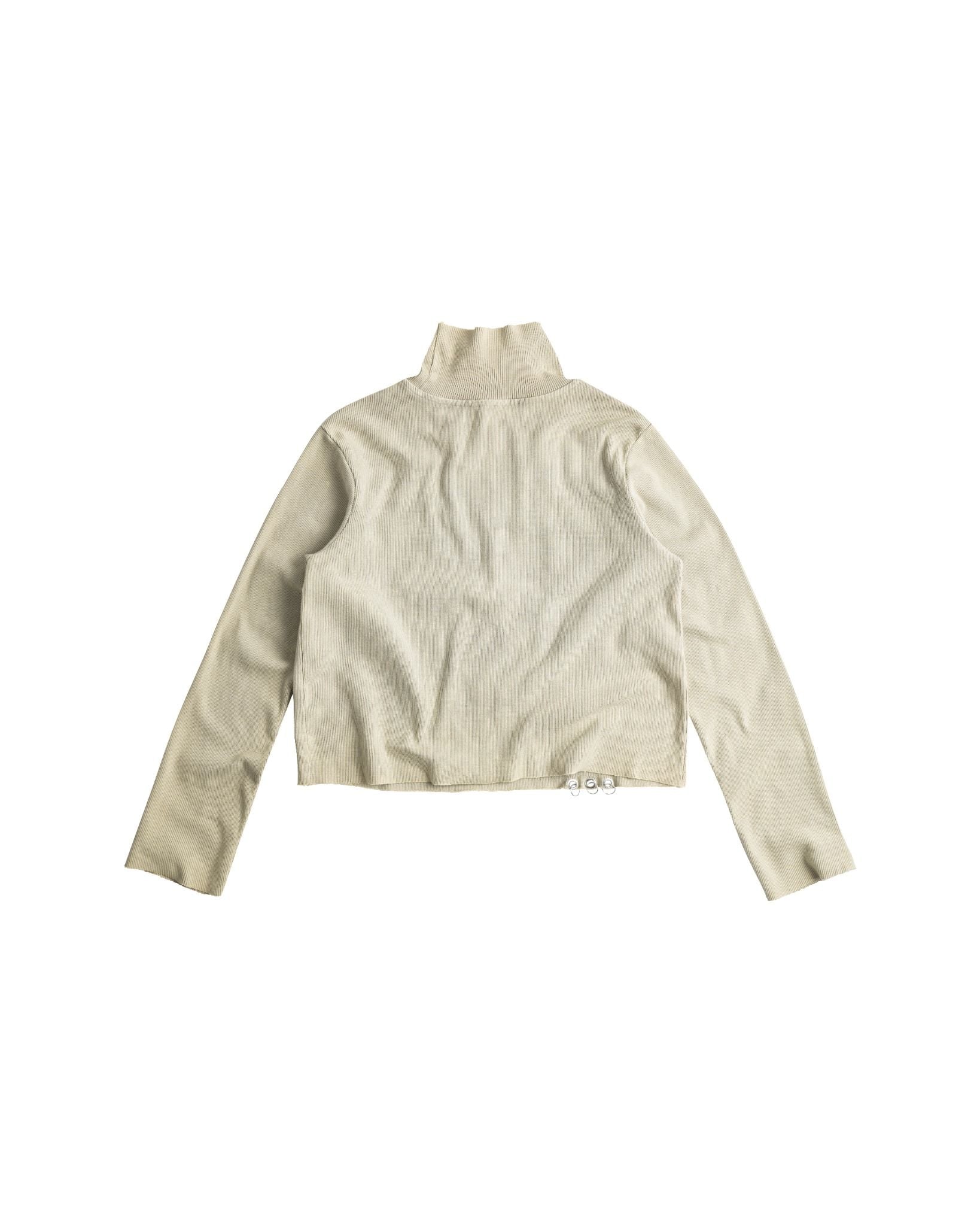 RIFT LONGSLEEVE RIB TEE / IVORY