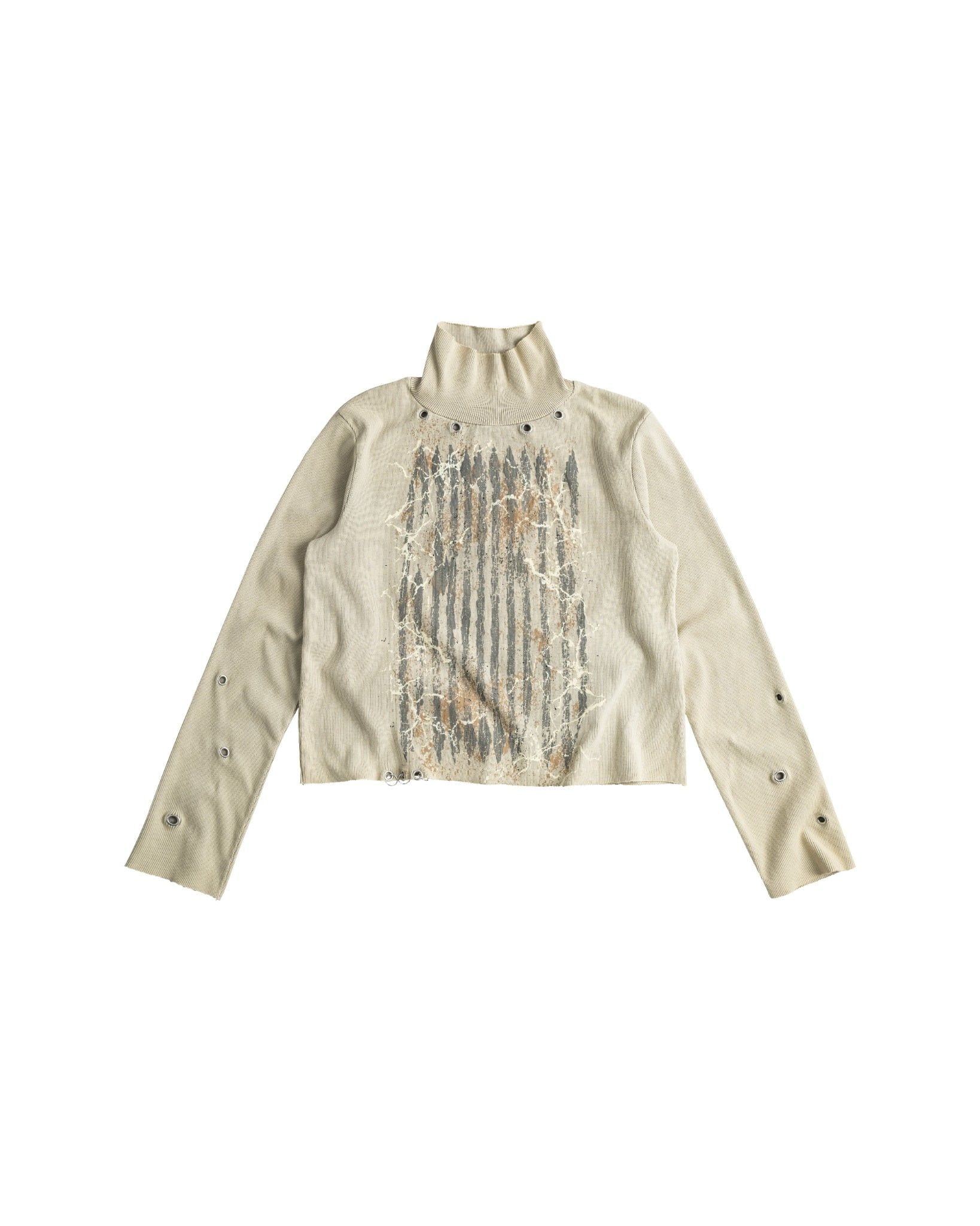 RIFT LONGSLEEVE RIB TEE / IVORY