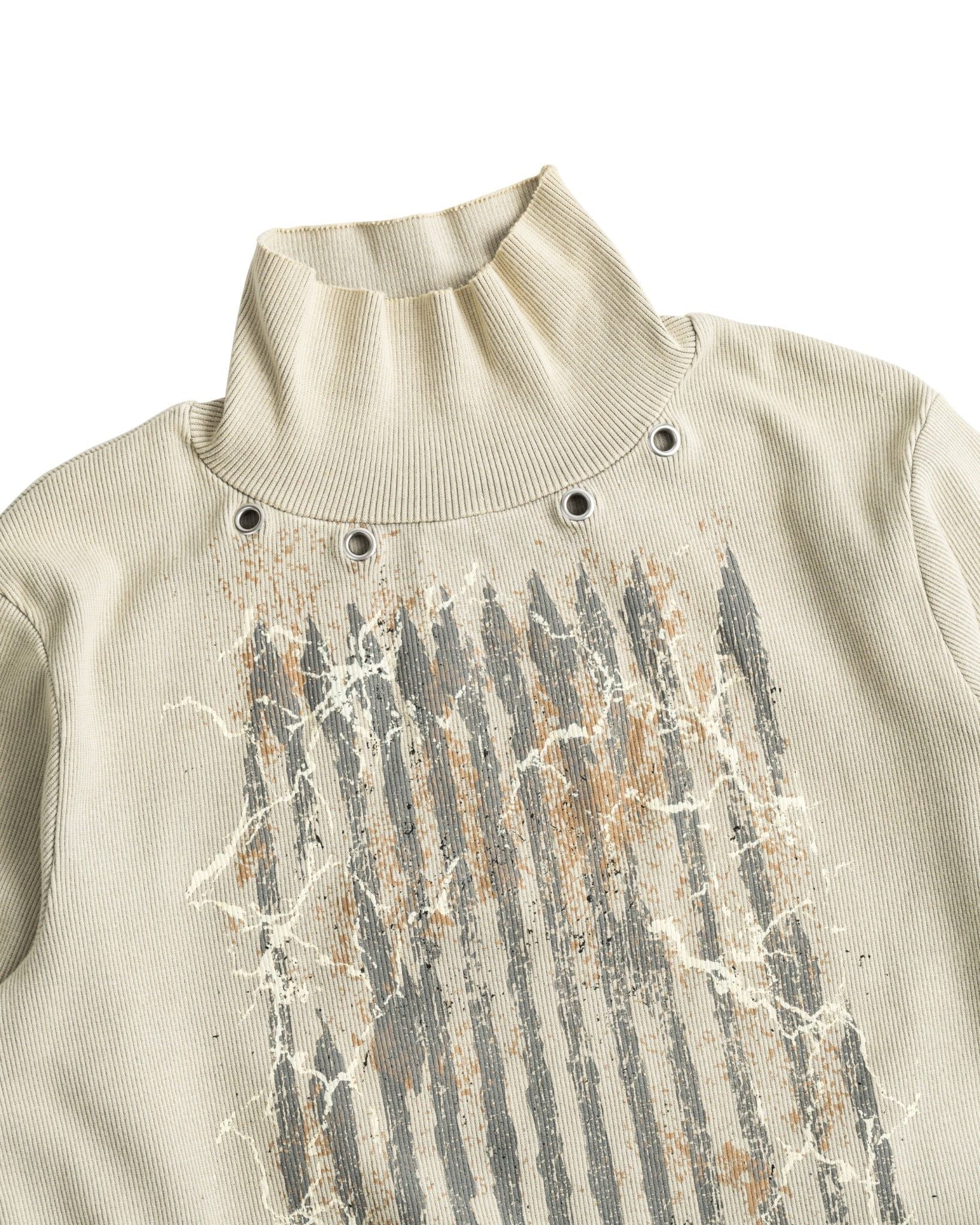 RIFT LONGSLEEVE RIB TEE / IVORY