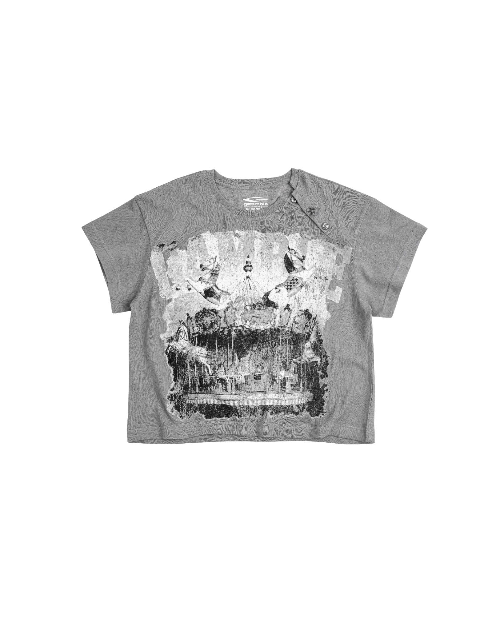CAROUSEL TEE / SMOKE